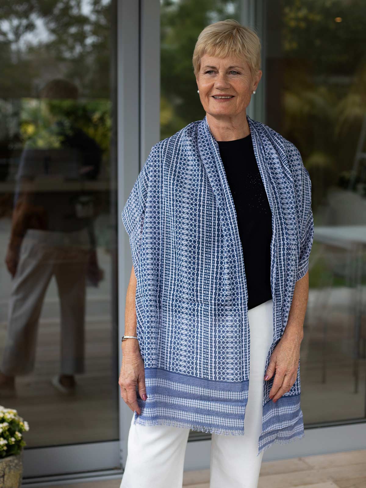 Geo Print Scarf