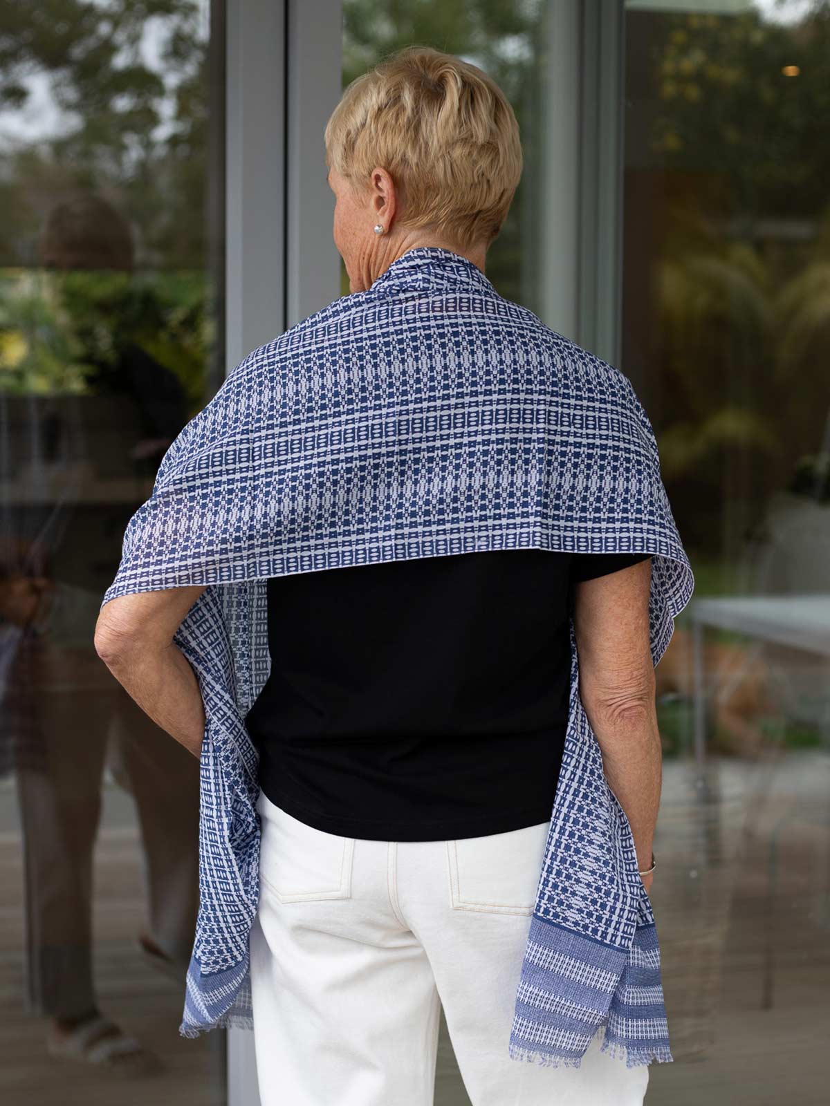 Geo Print Scarf