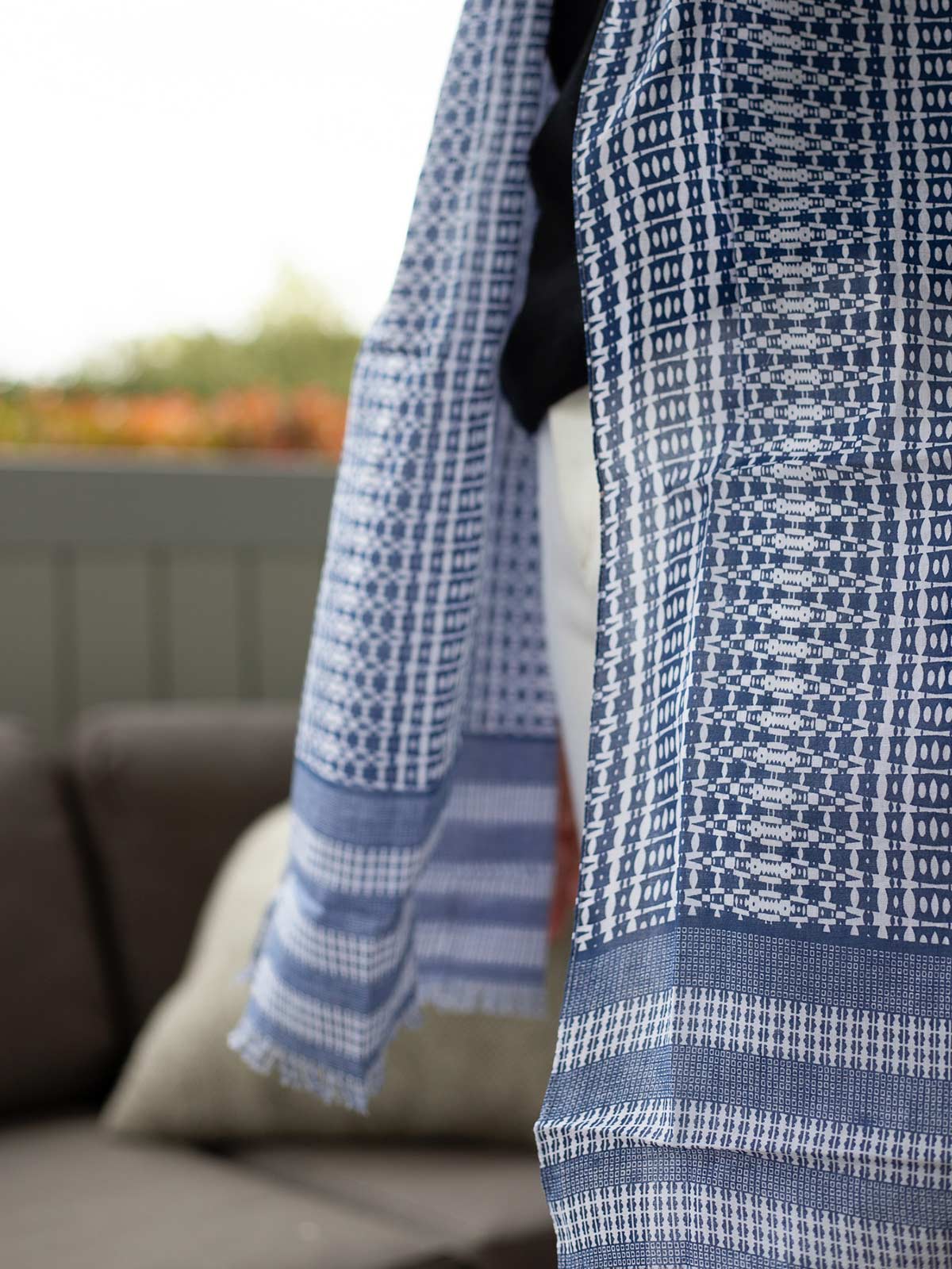 Geo Print Scarf