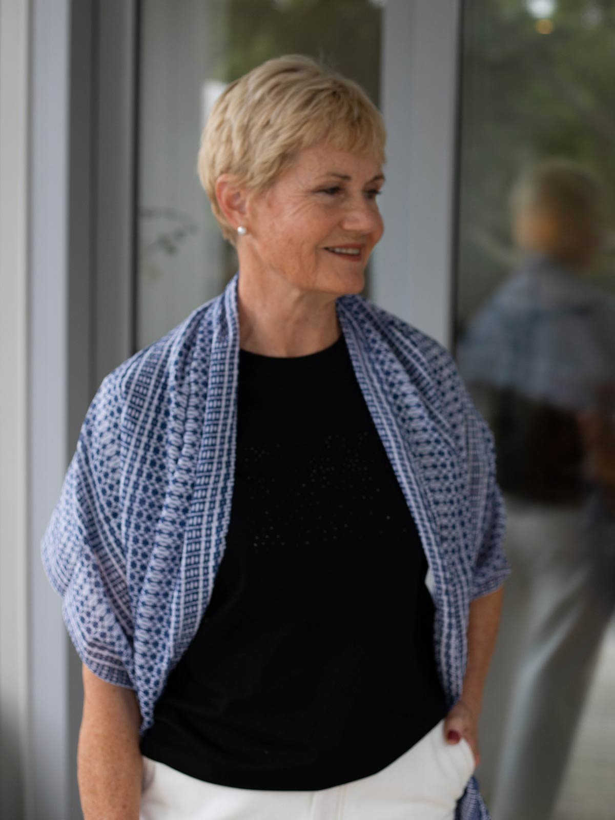 Geo Print Scarf