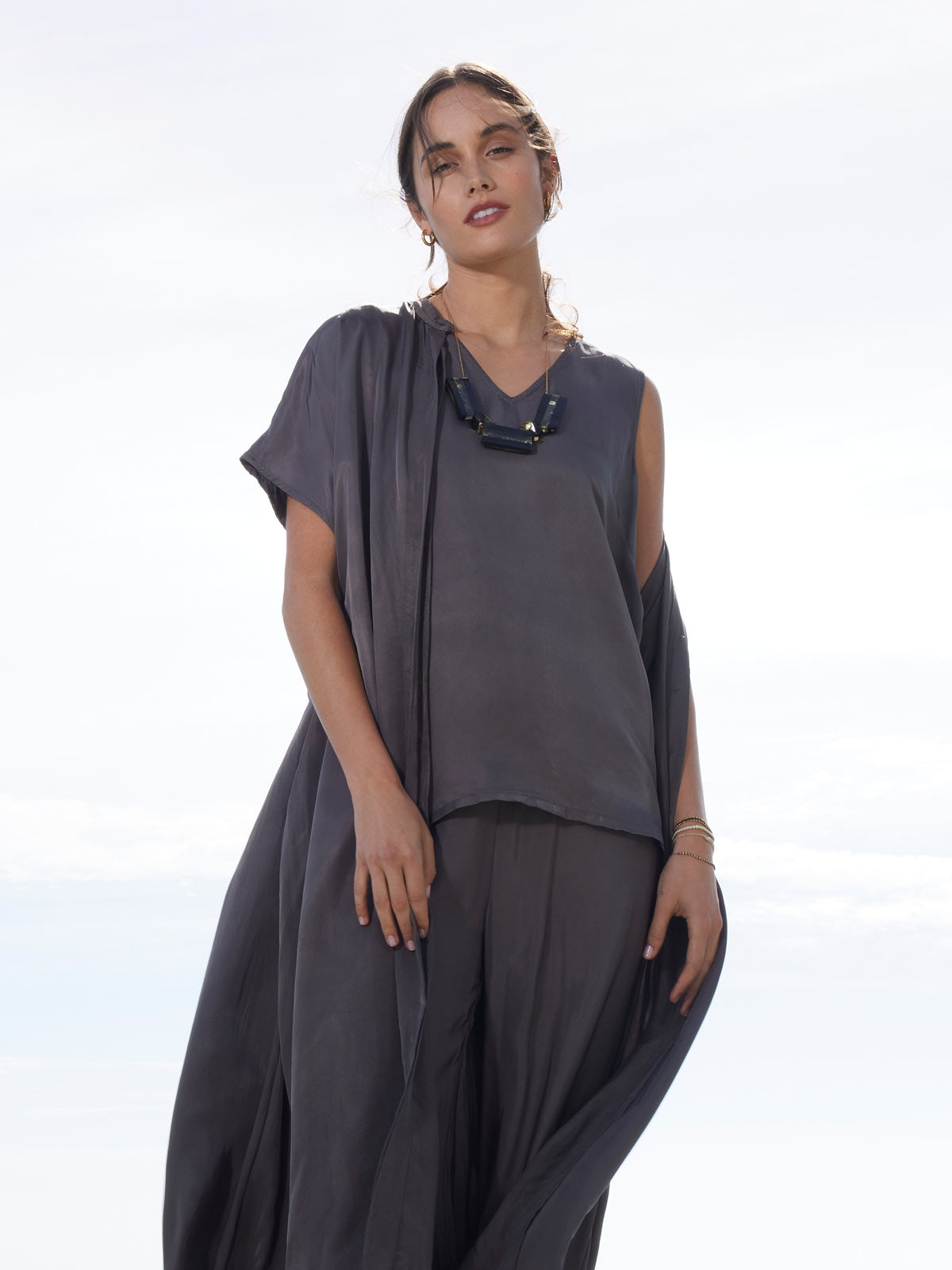 Bonnie Satin Tank