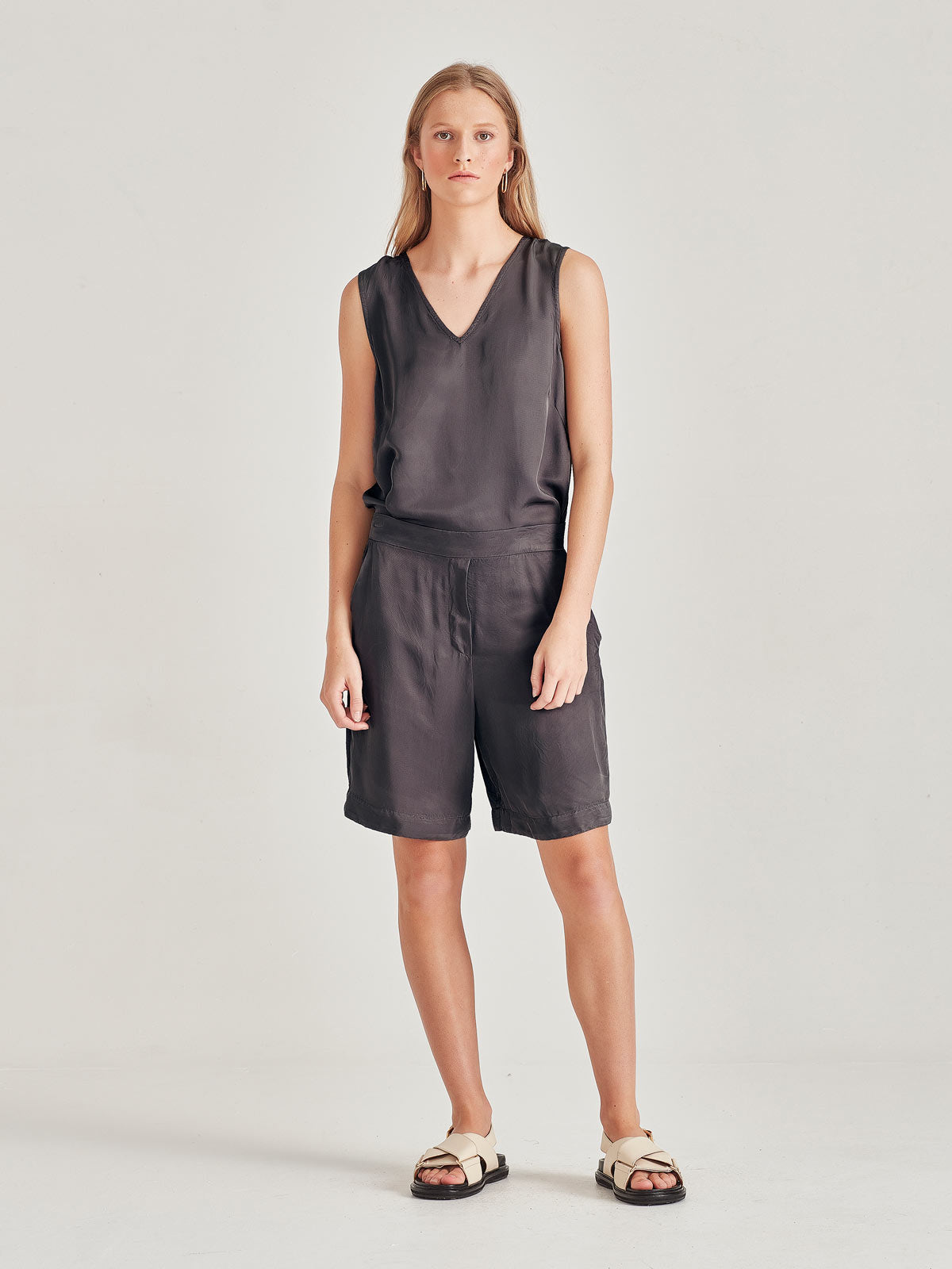 Bonnie Satin Tank