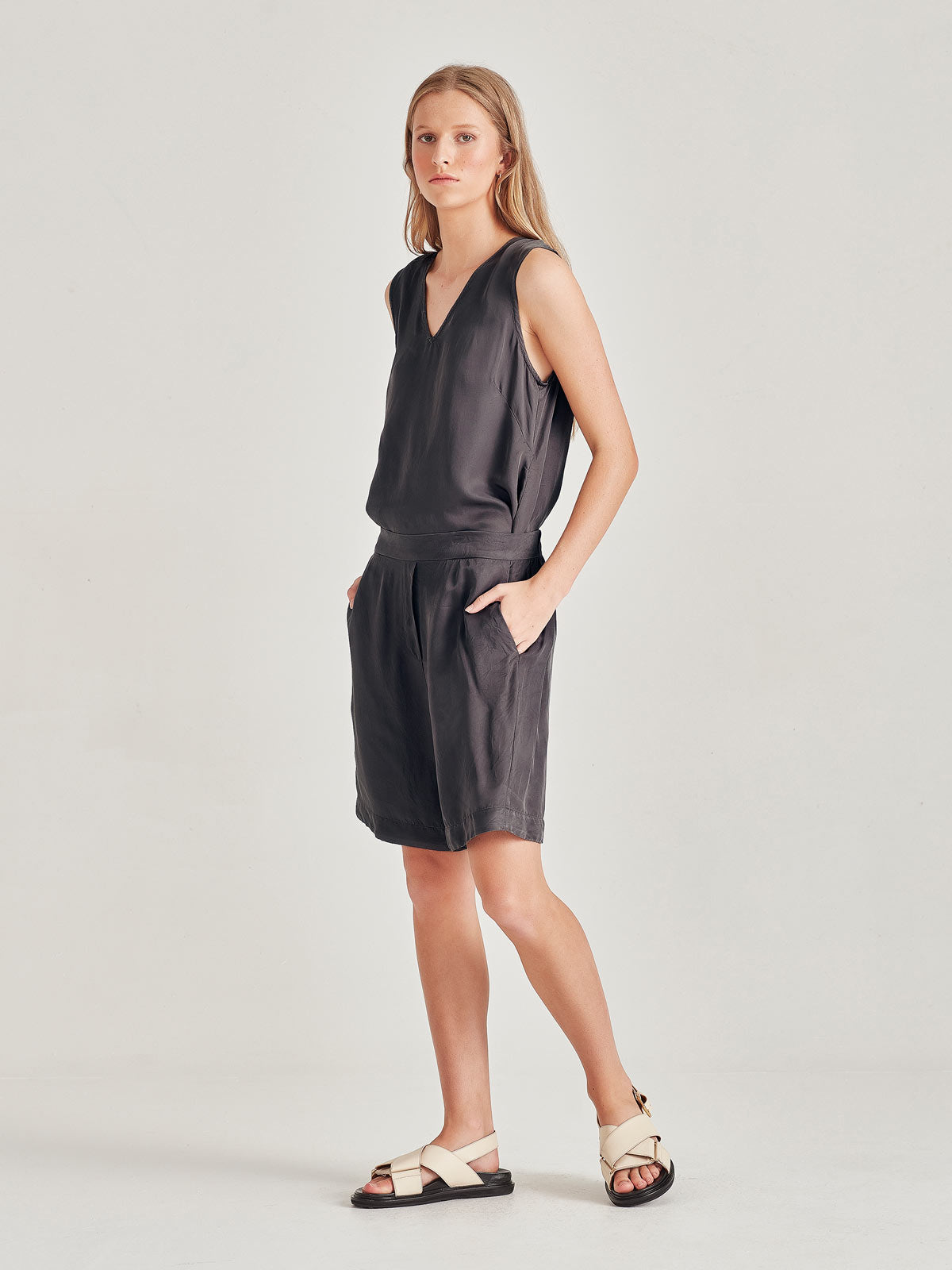 Bonnie Satin Tank