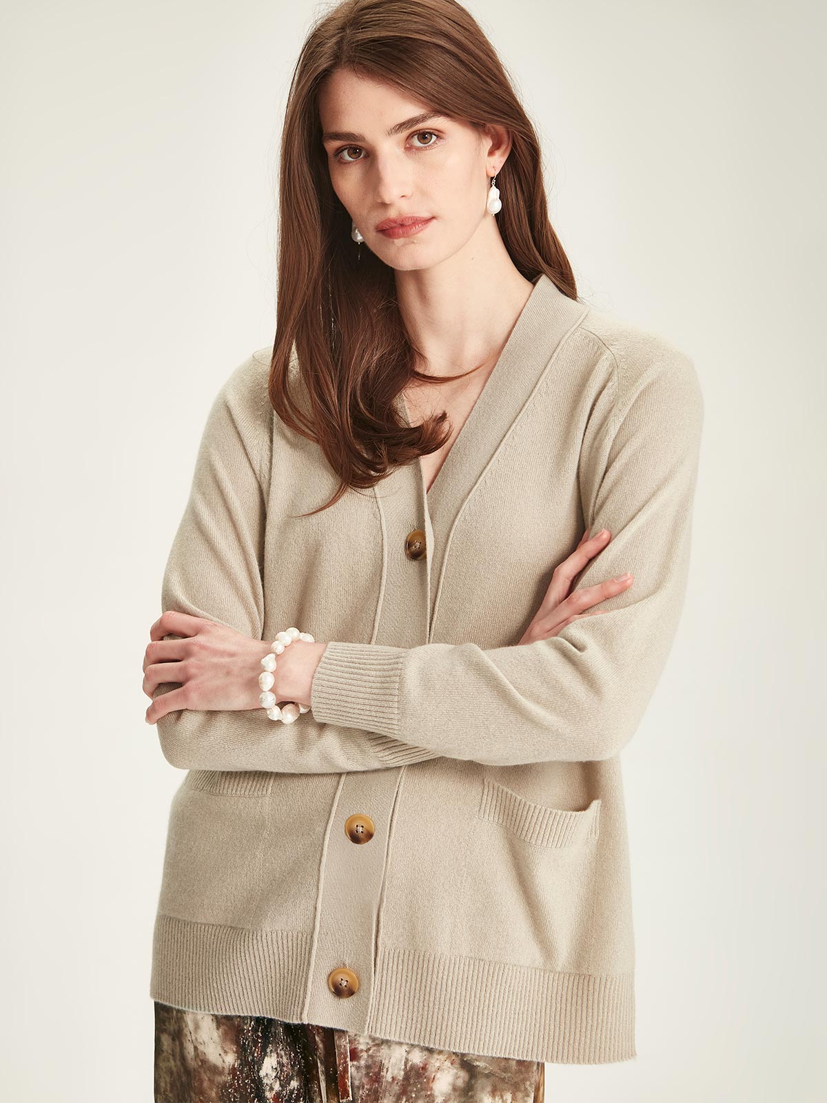 Cashmere College Cardi