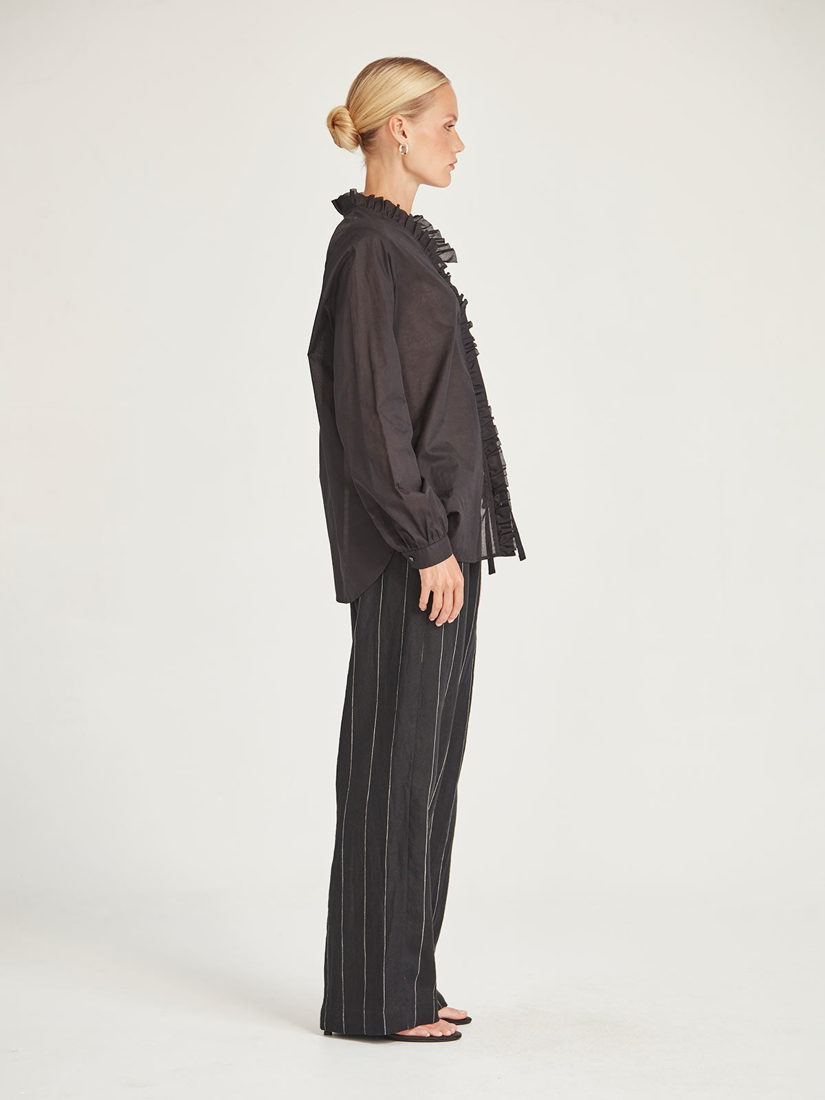 Linen Stripe Bennett Pant