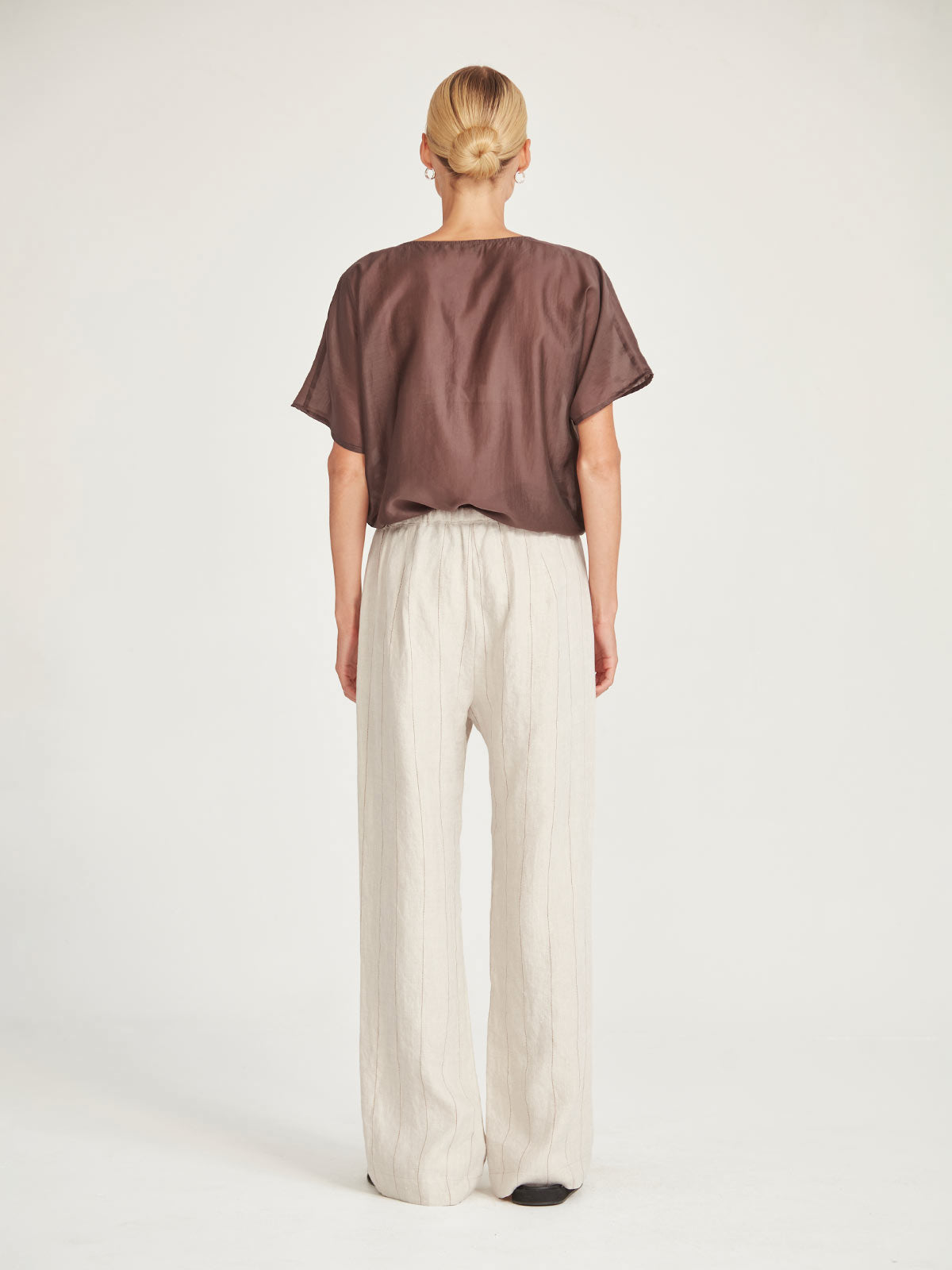 Linen Stripe Bennett Pant