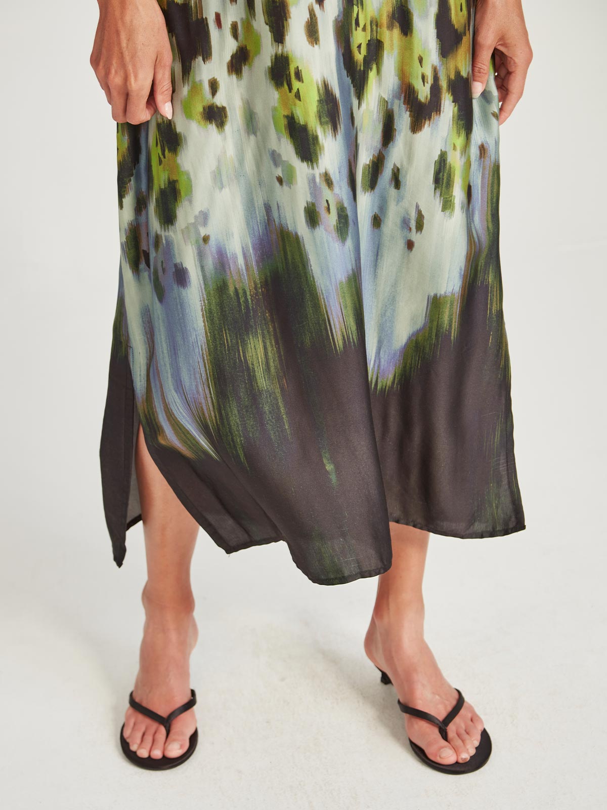 Monarch Print Dress
