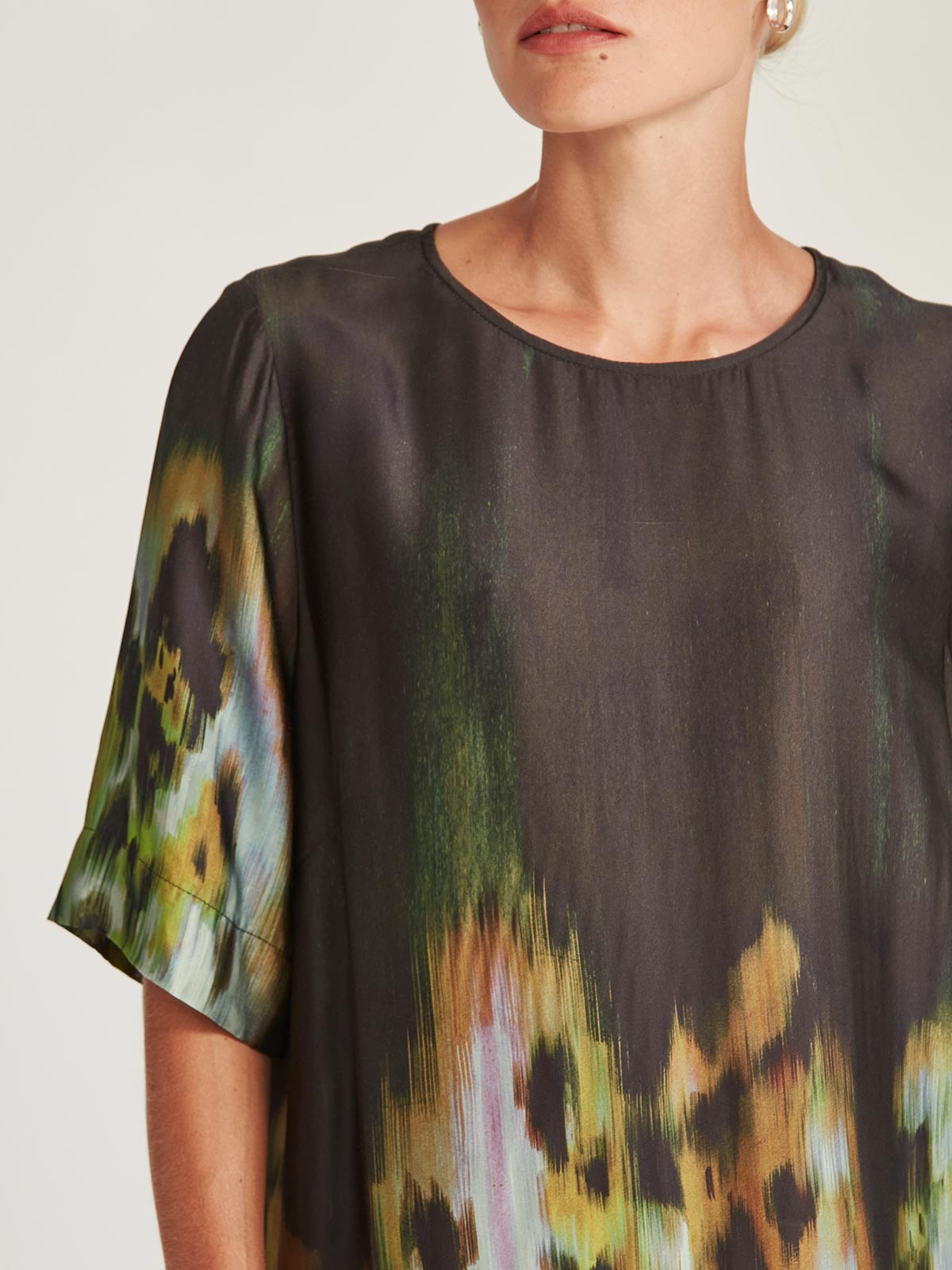 Monarch Print Dress