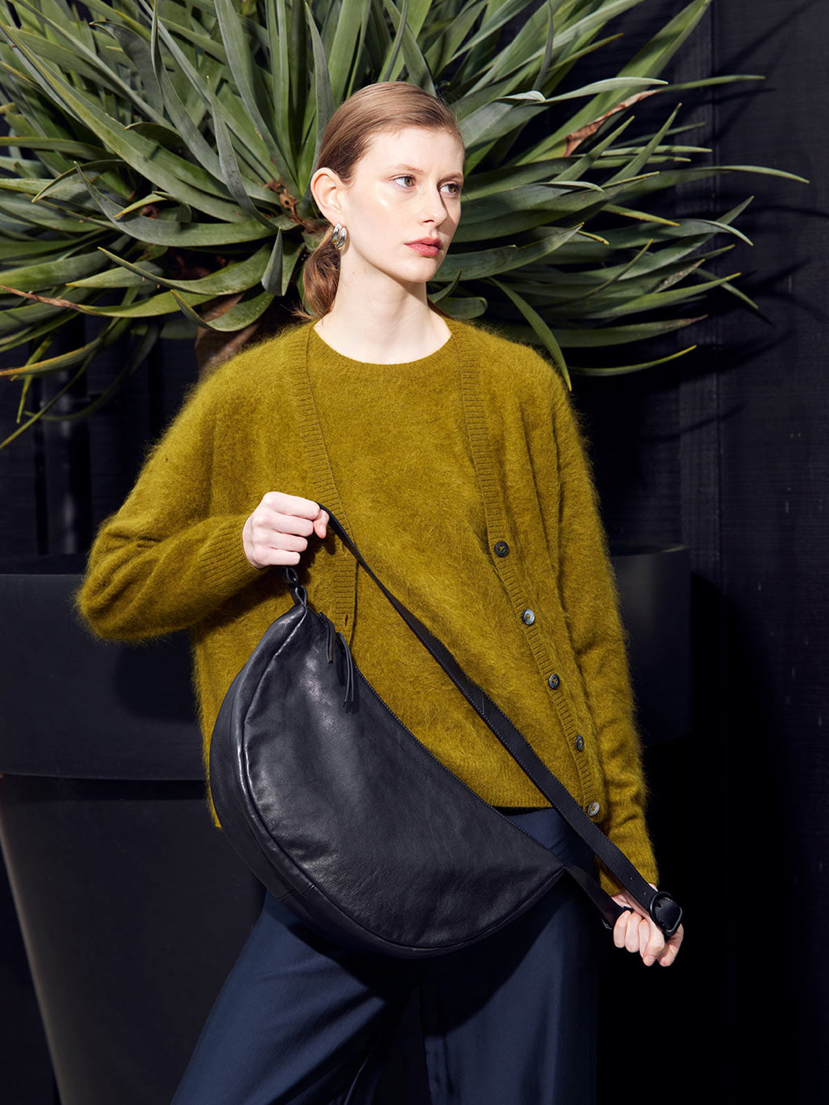 Brushed Cashmere Cardigan