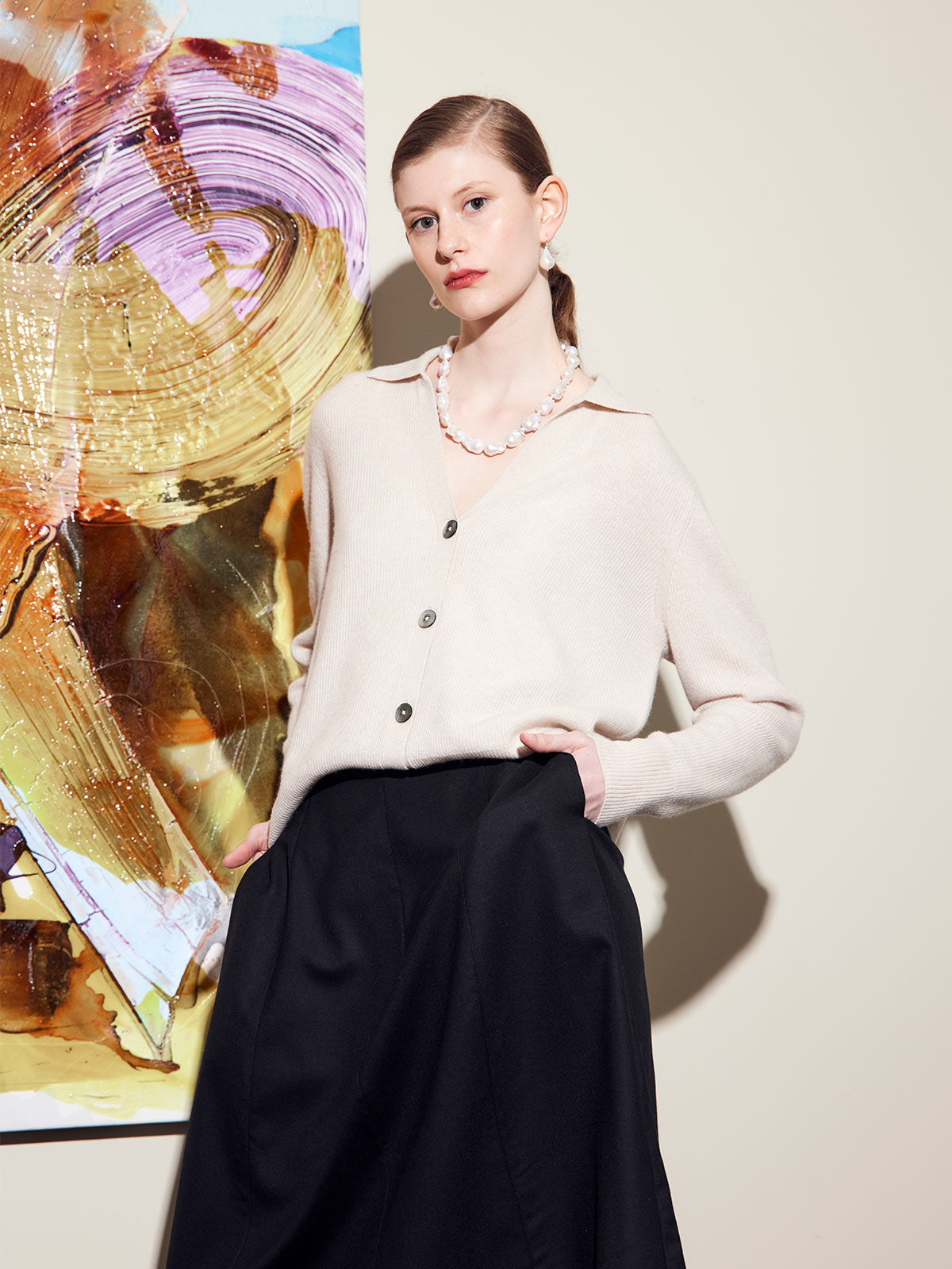 Tina Cashmere Cardigan