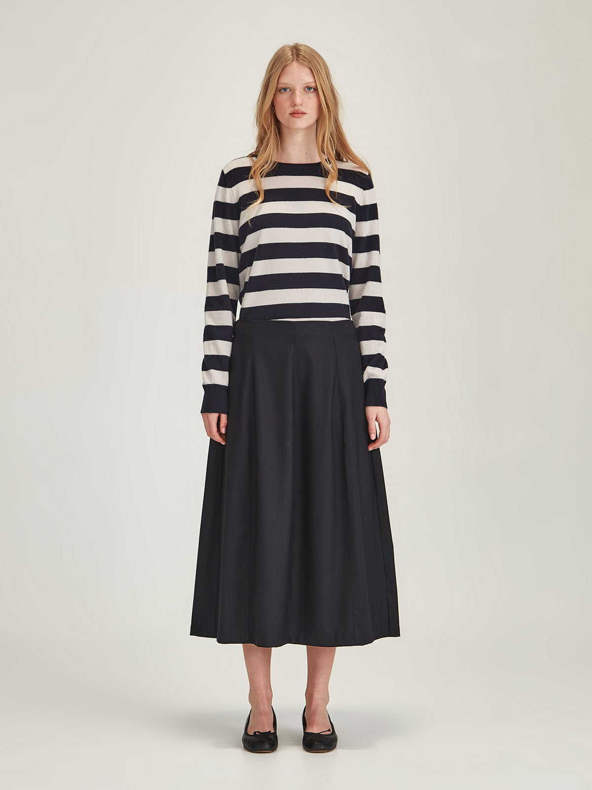 Eleanor Striped Cashmere