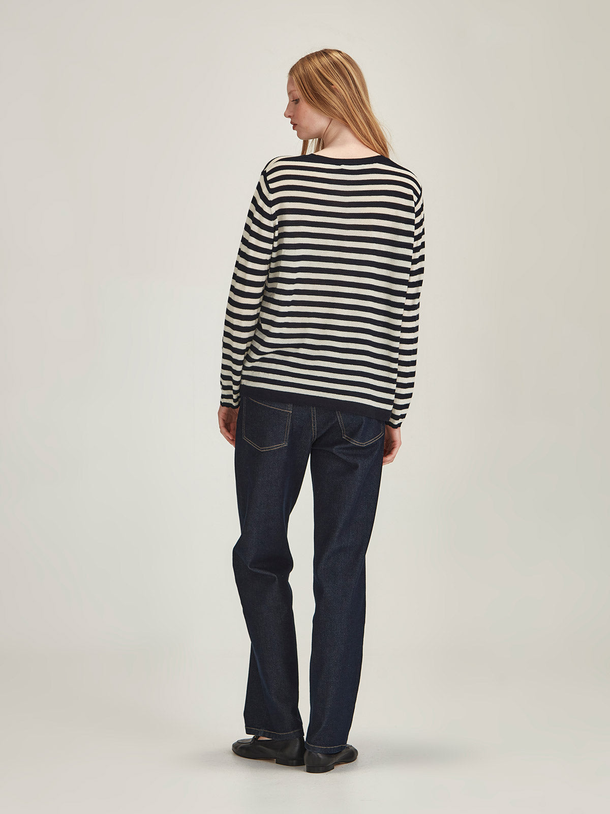 Mariko Striped Cashmere