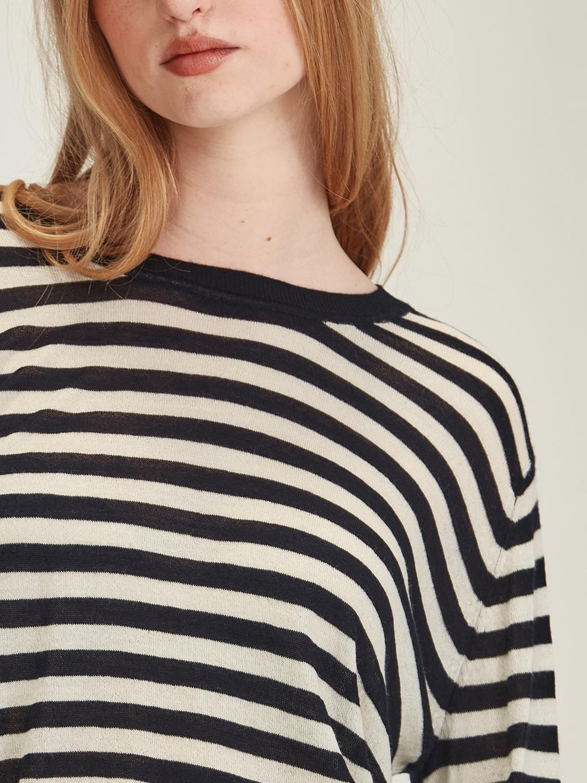 Mariko Striped Cashmere