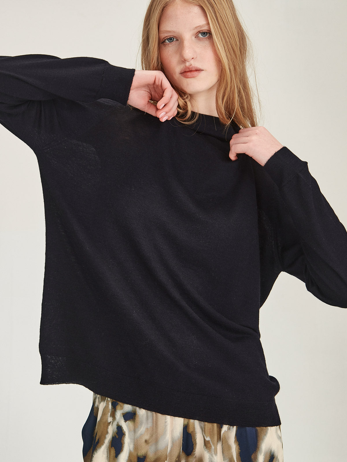 Nita Cashmere Funnel Neck
