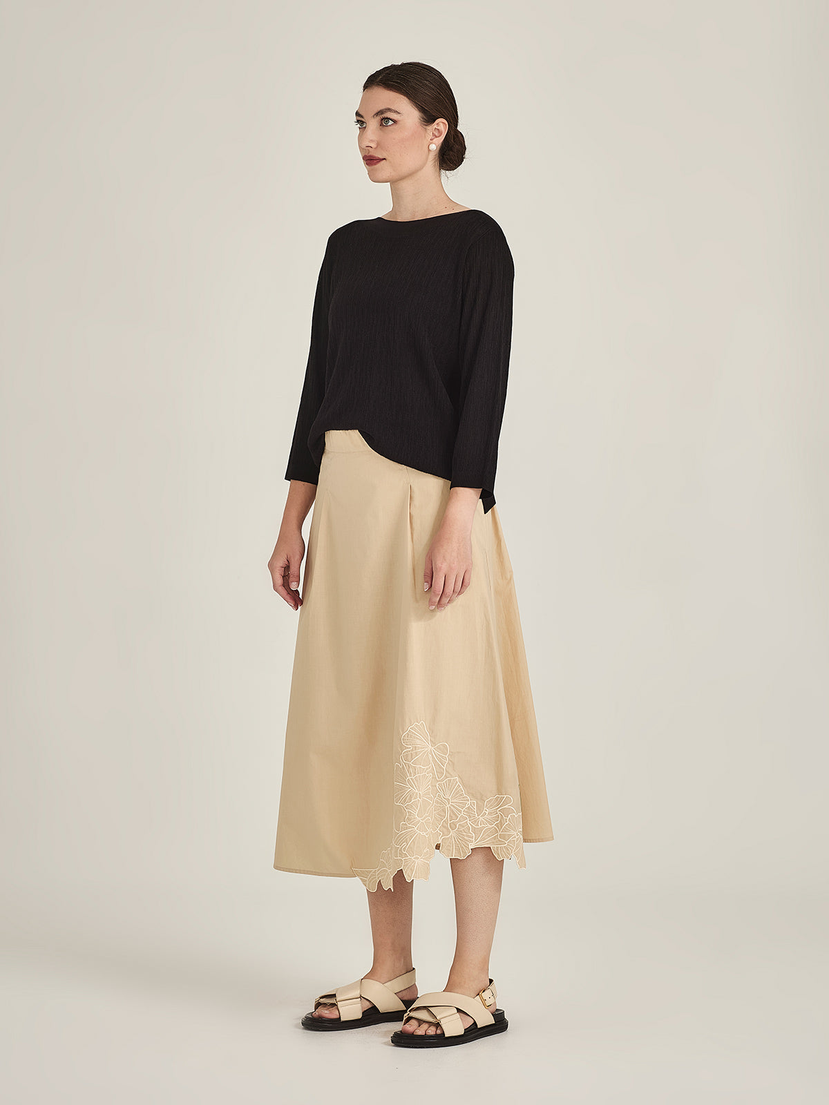 Crinkle Boatneck