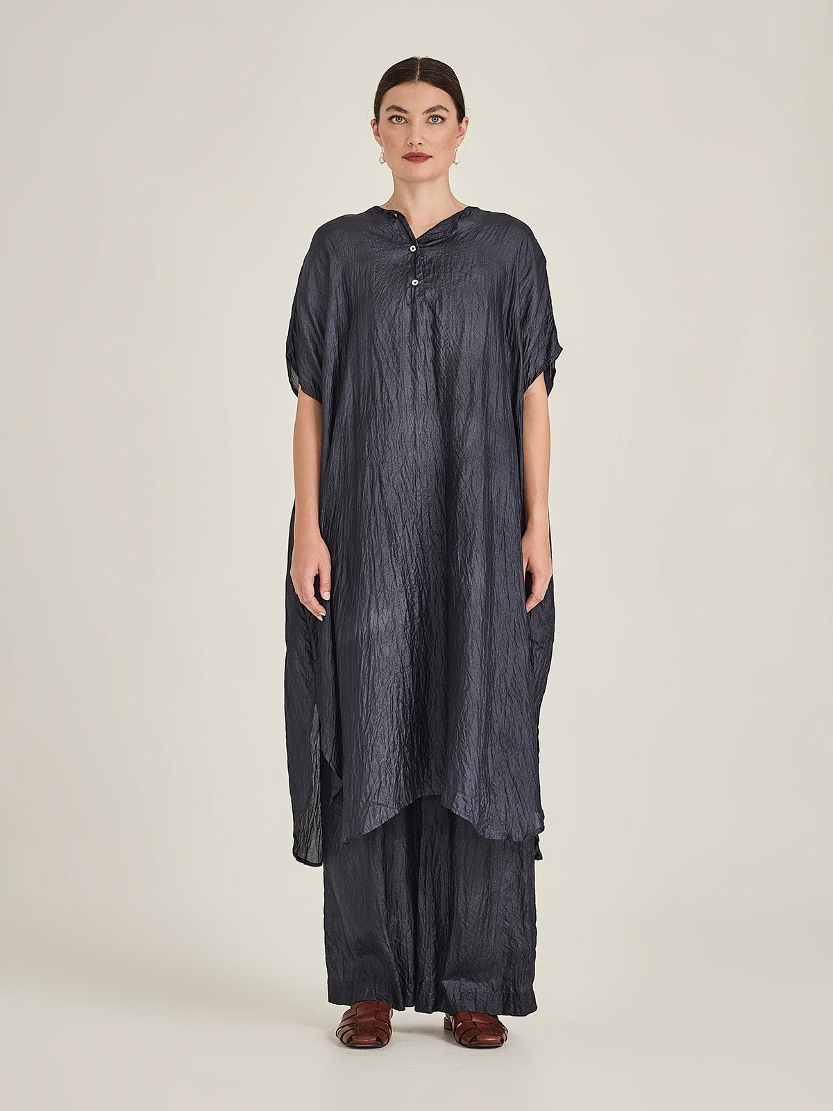 Tussar Silk Kaftan
