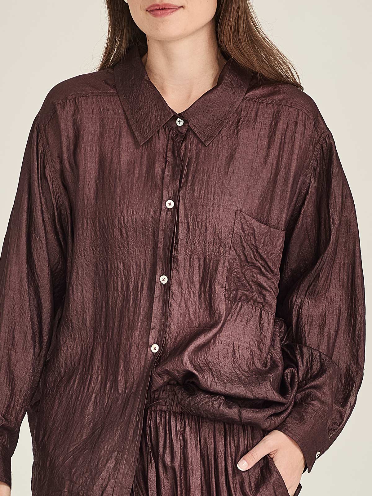 Tussar Silk Becca Shirt
