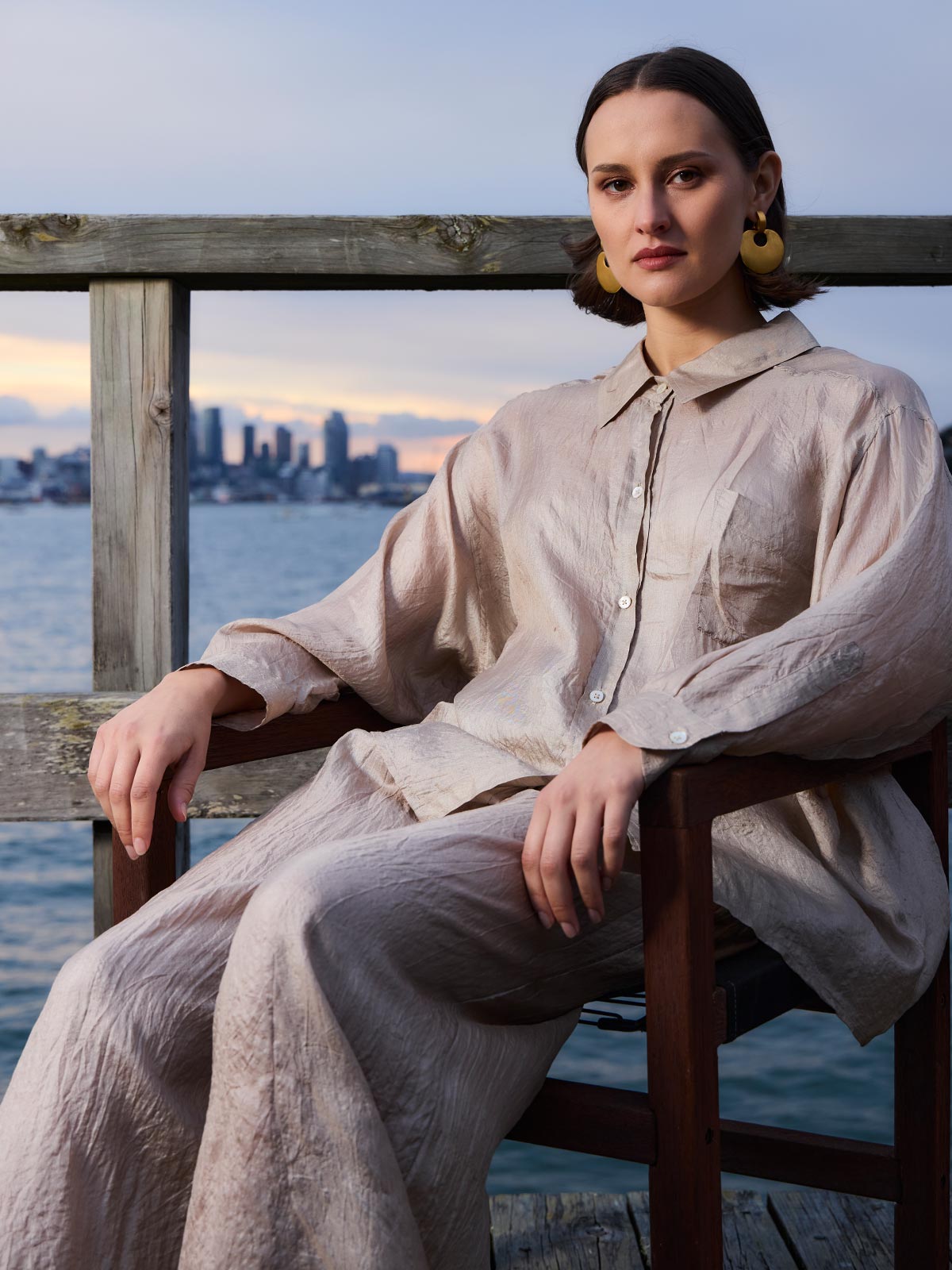 Tussar Silk Becca Shirt