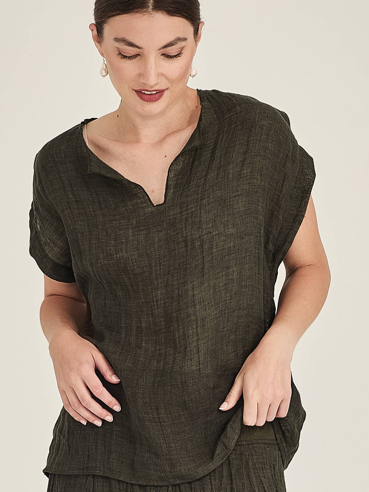 Palmer Linen Top