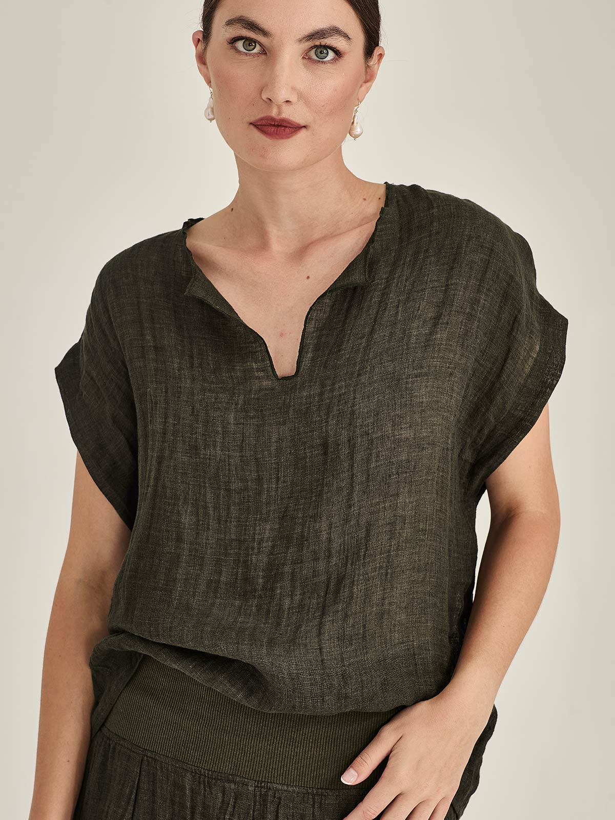 Palmer Linen Top