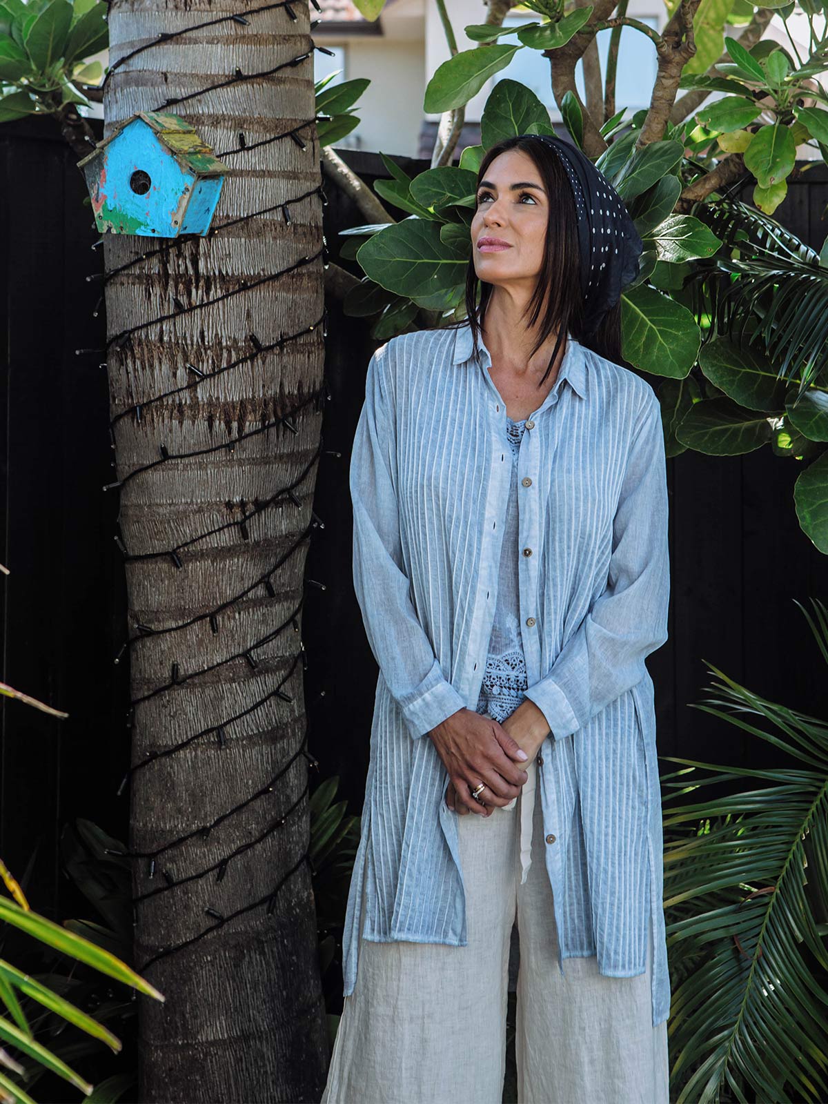 Angel Voile Duster Shirt