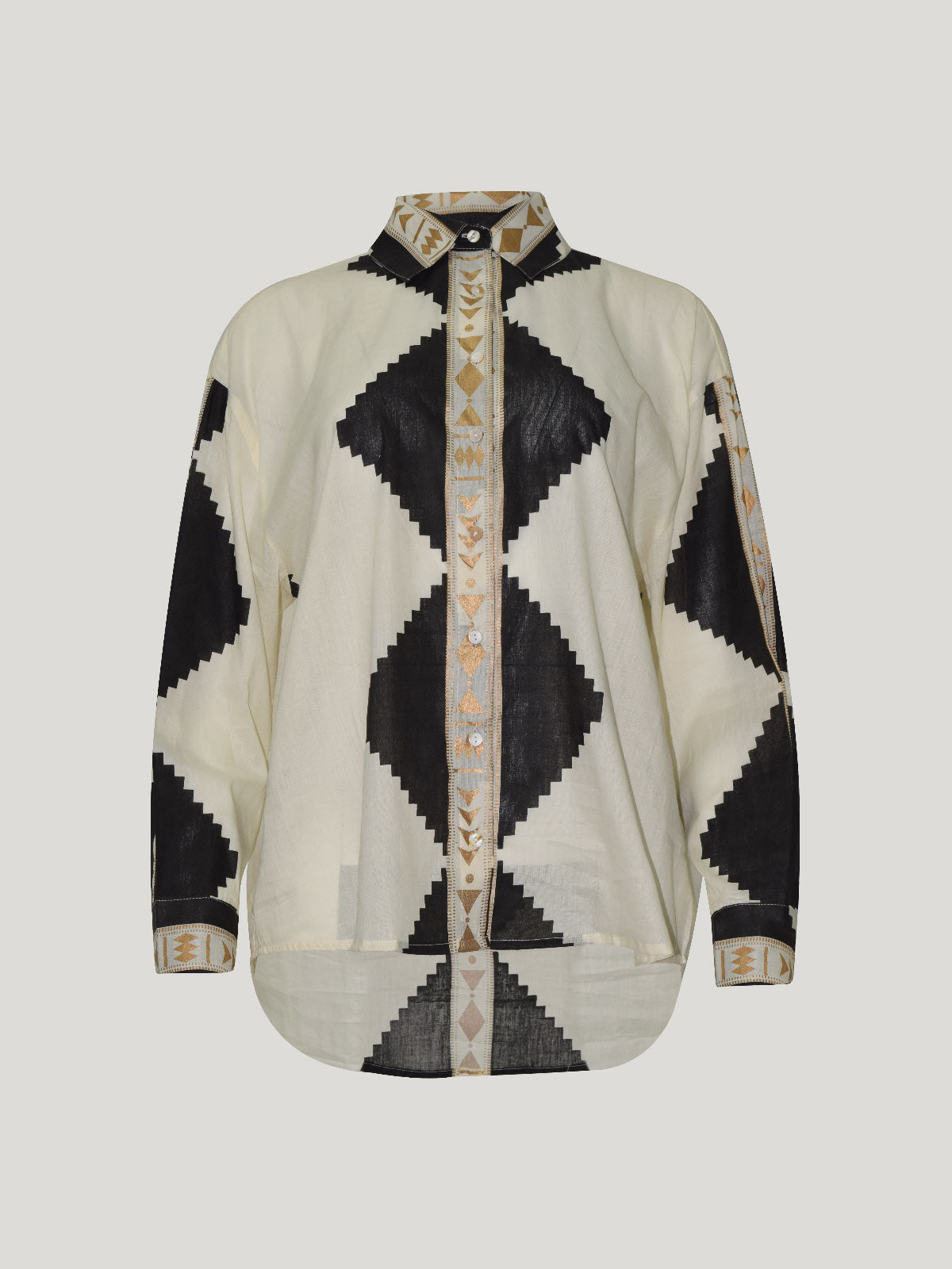 Ikat Print Shirt