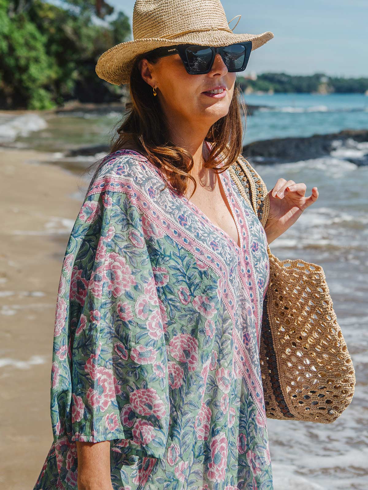 Block Print Kaftan