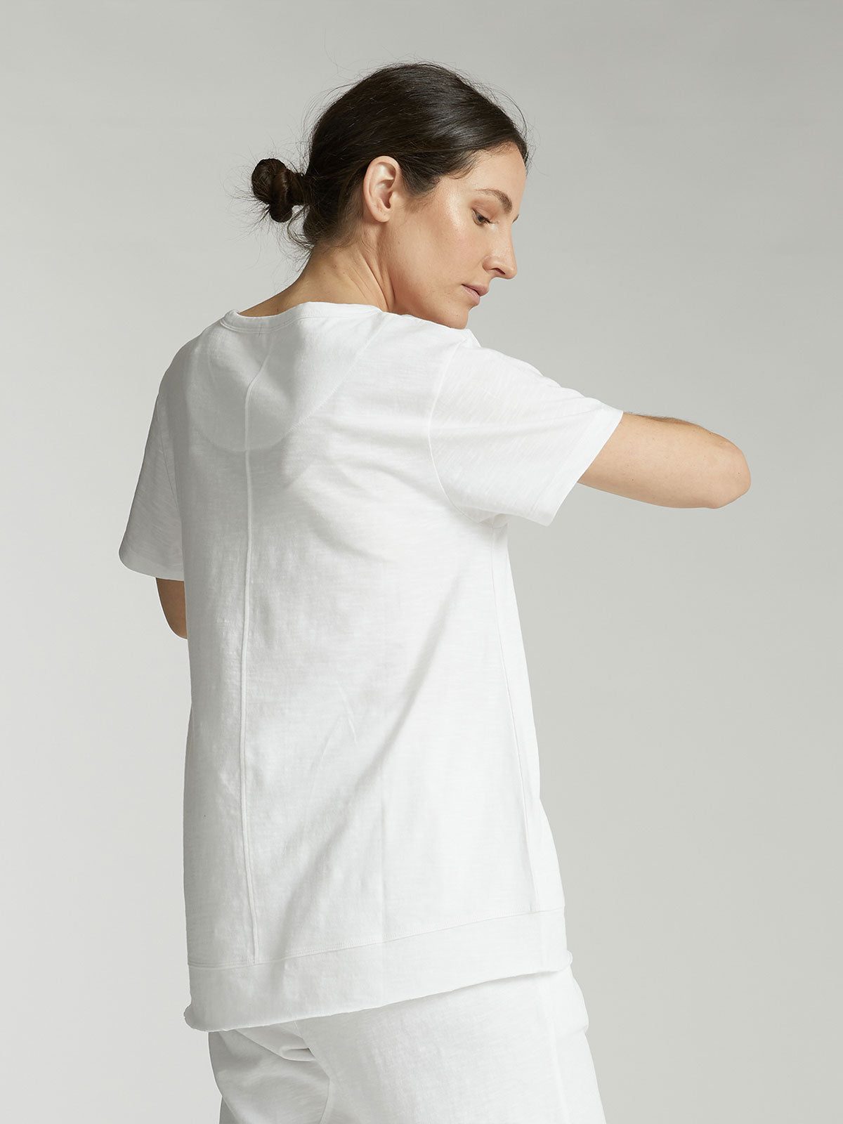 The Raw Hem Slub Tee