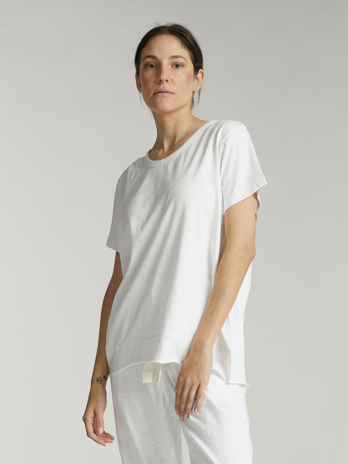 The Raw Hem Slub Tee