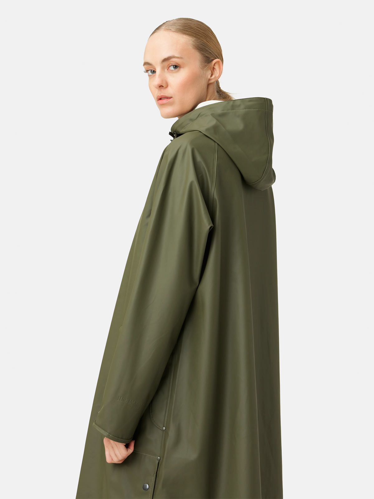 Raincoat w Detach Hood