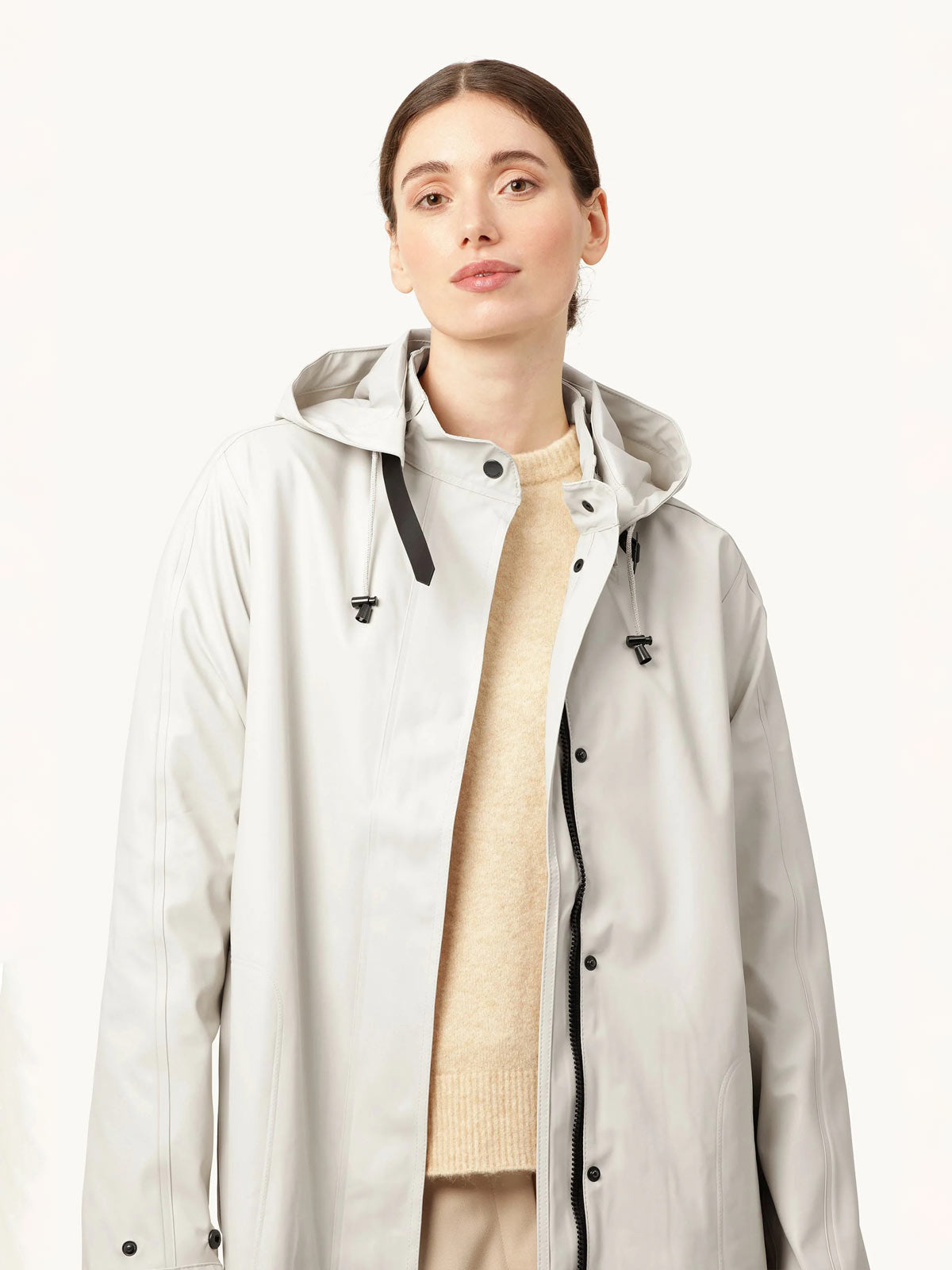 Raincoat w Detach Hood