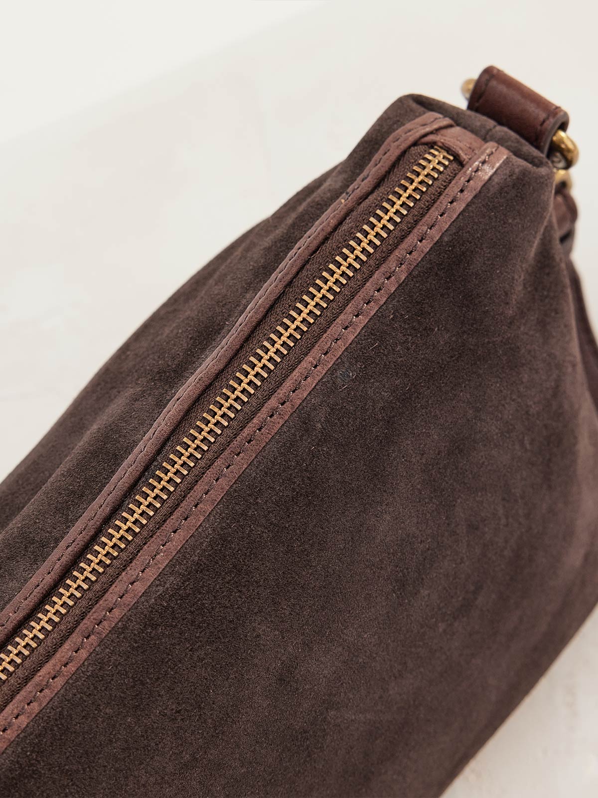 Suede Teddy Bag