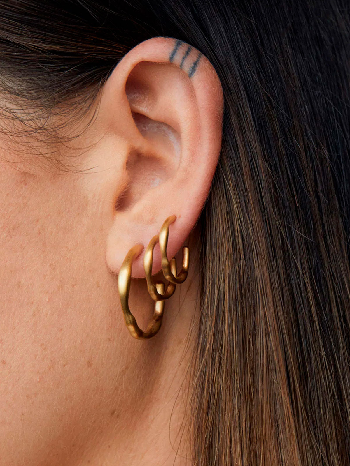 Ivy Large Hoop Earrings S