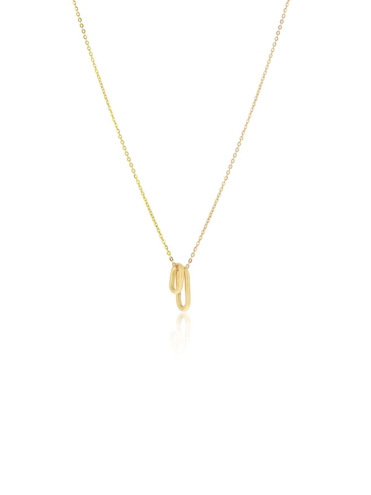 Tiny Ellipse Necklace G