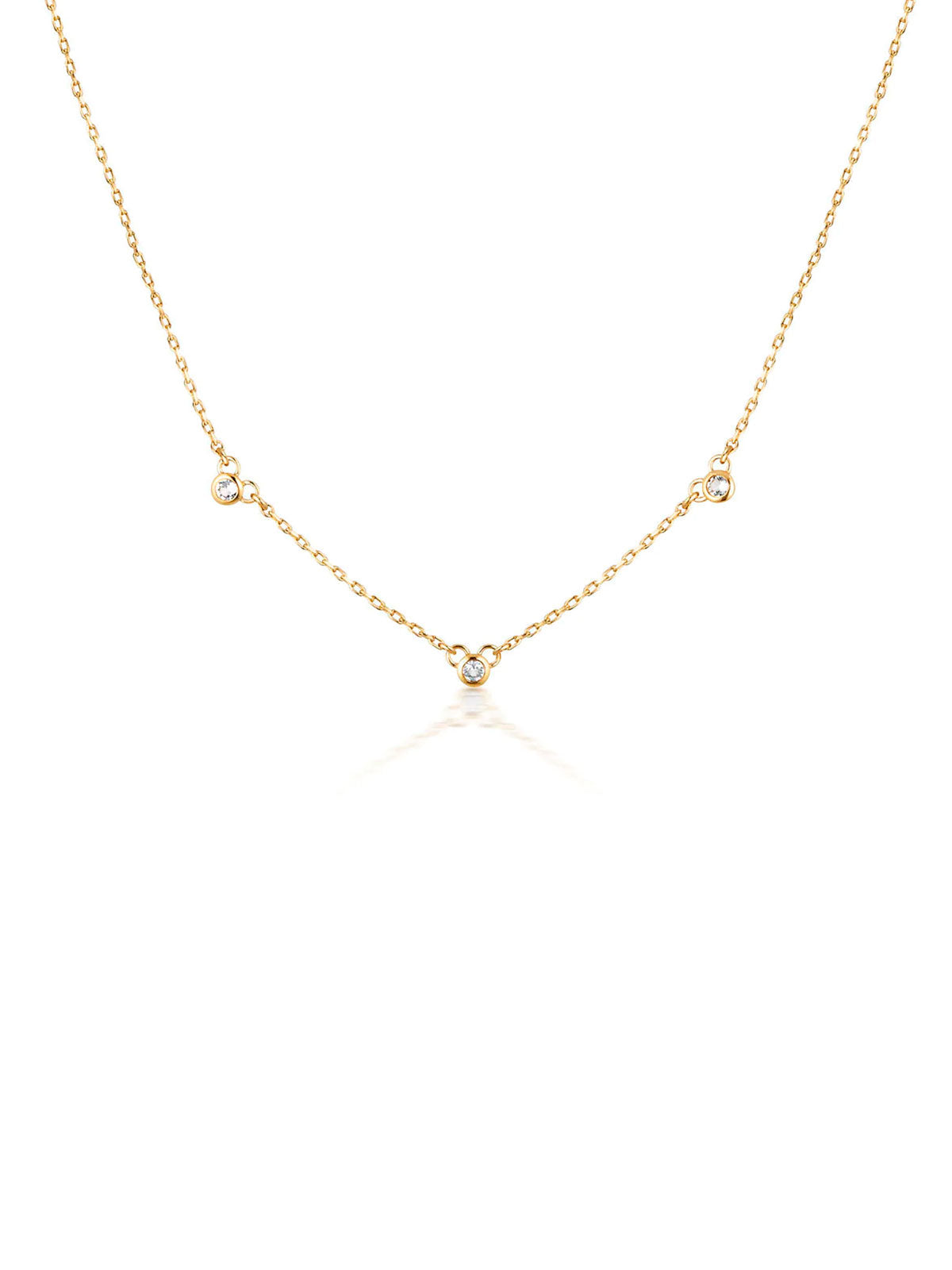 Trilogy Satellite Necklace G