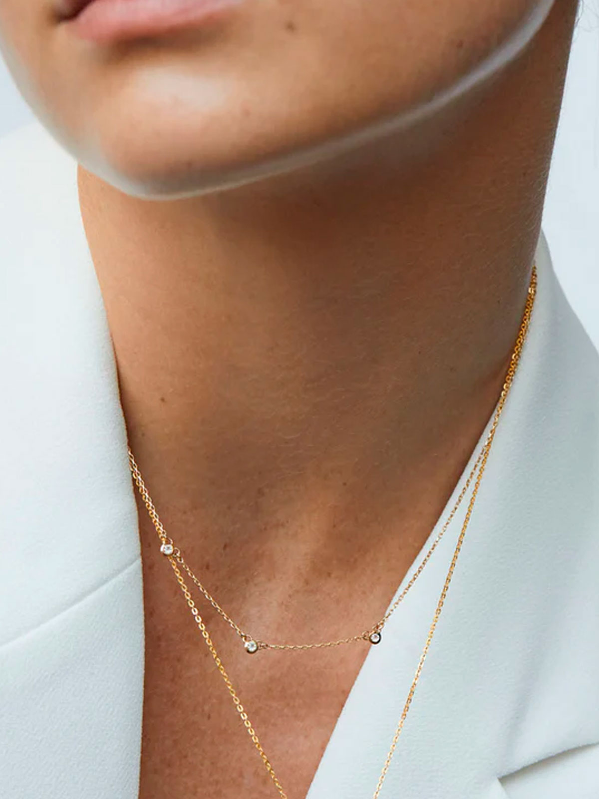 Trilogy Satellite Necklace G