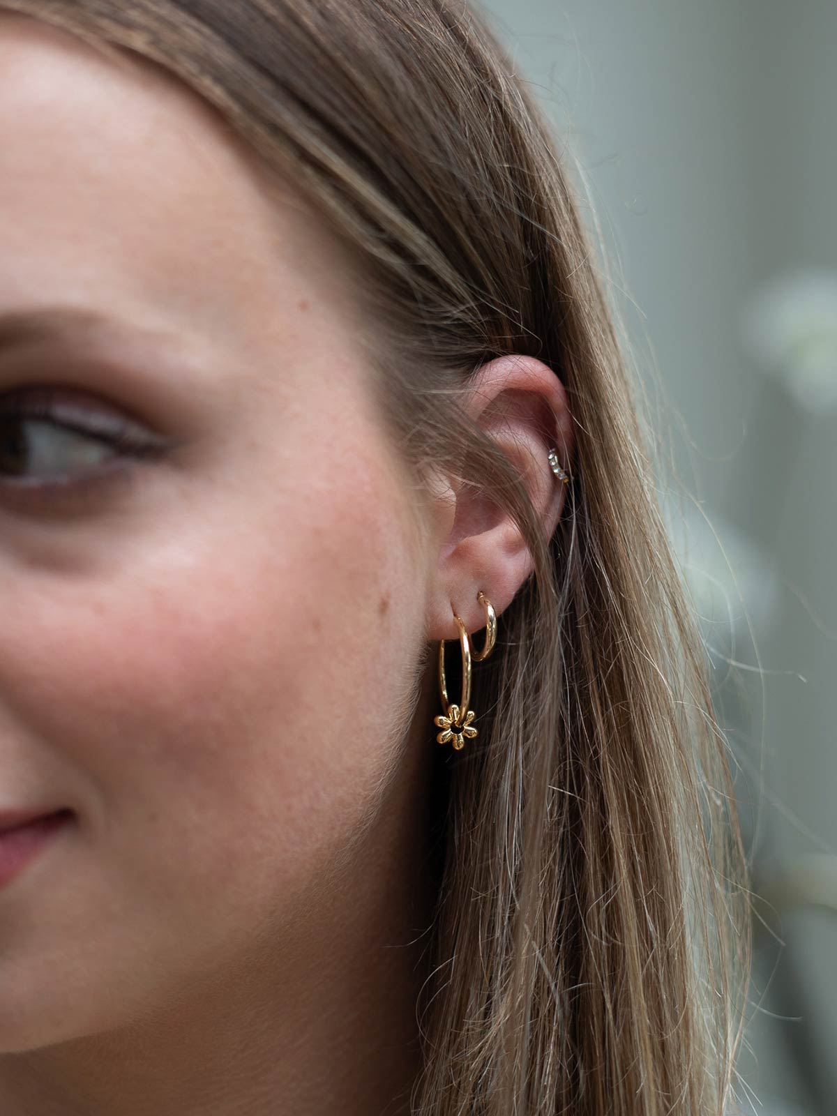 Daisy Willpower Hoop Earrings G