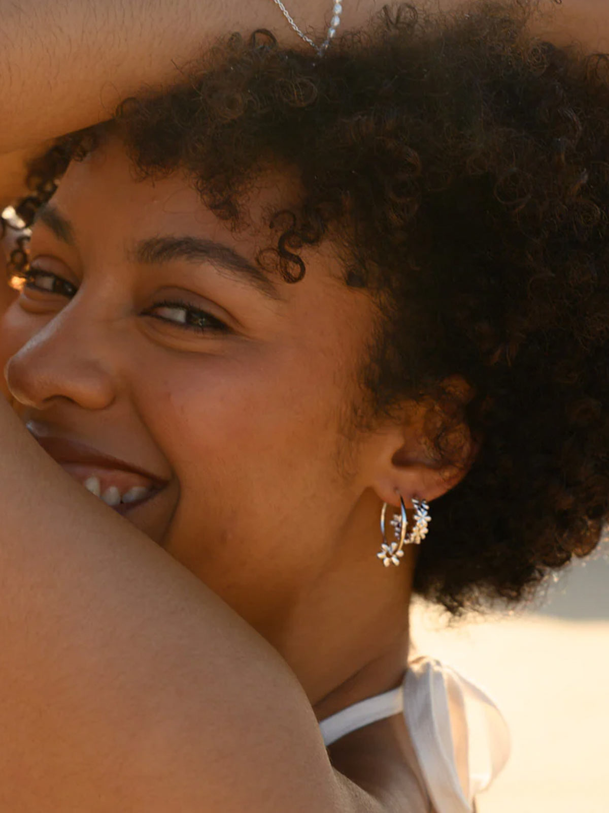 Daisy Willpower Hoop Earrings S