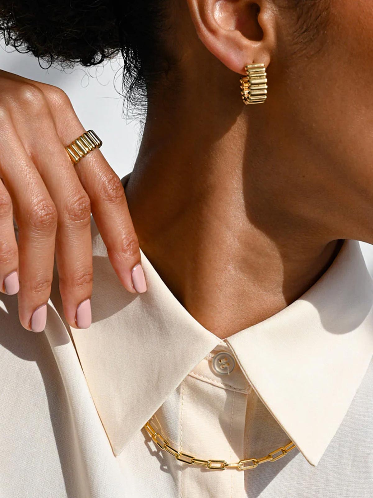 Linea Hoop Earrings G