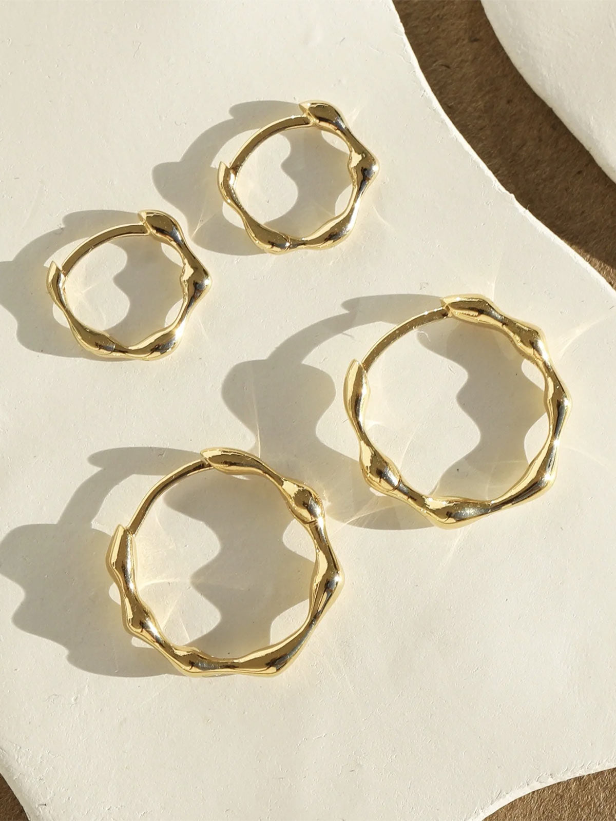 Organica Huggie Earrings G