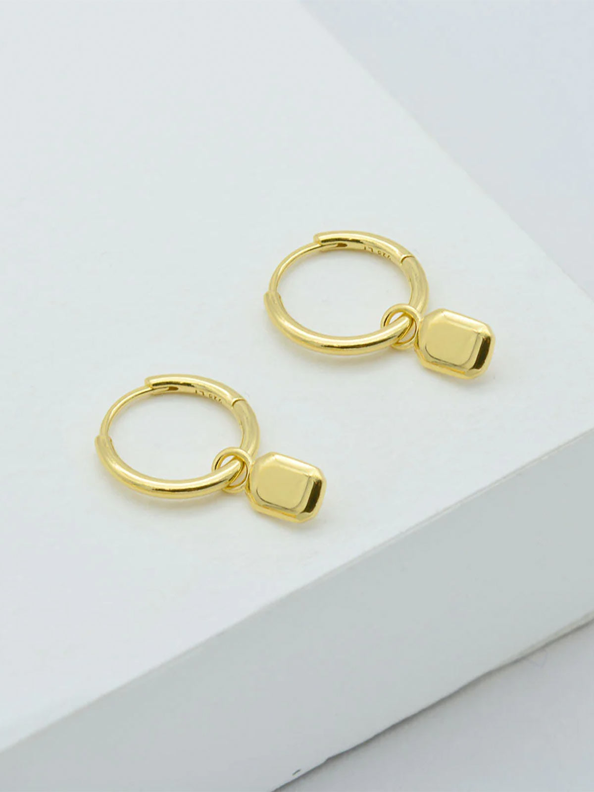 Tate Huggie Hoop Earring G