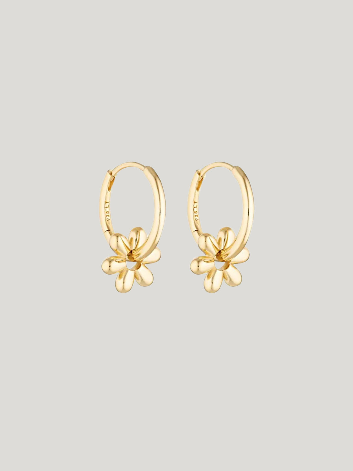 Daisy Huggie Hoop Earrings G