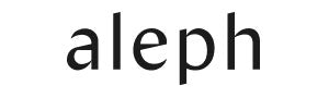 Aleph Beauty logo - Aleph is natural beauty that works. Made, owned and operated in beautiful New Zealand. Made from ingredients that are ethically and sustainability sourced.