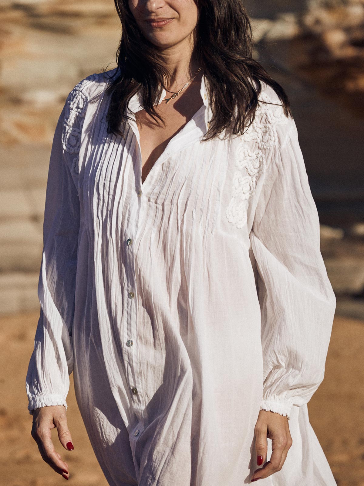 Arcachon Voile Dress