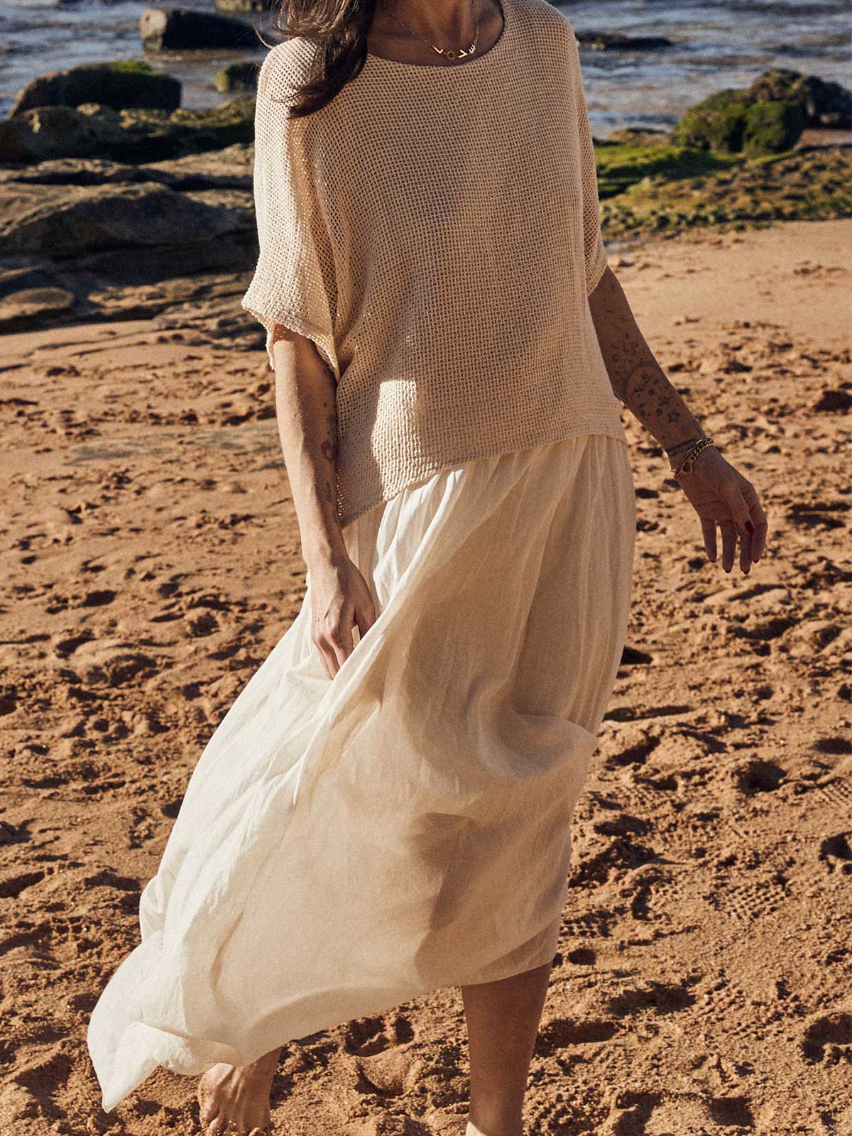 Bordeaux Layered Dress