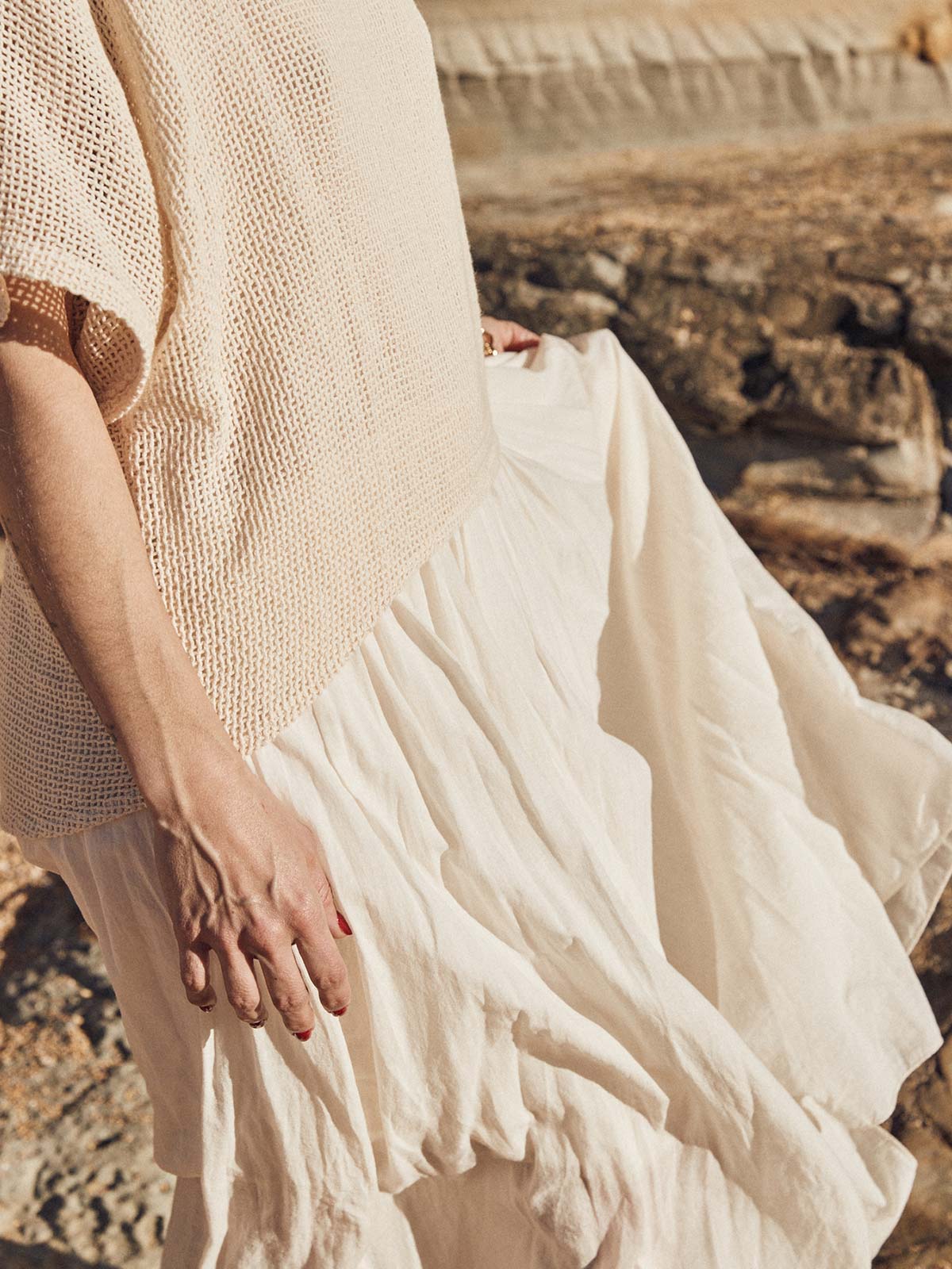 Bordeaux Layered Dress