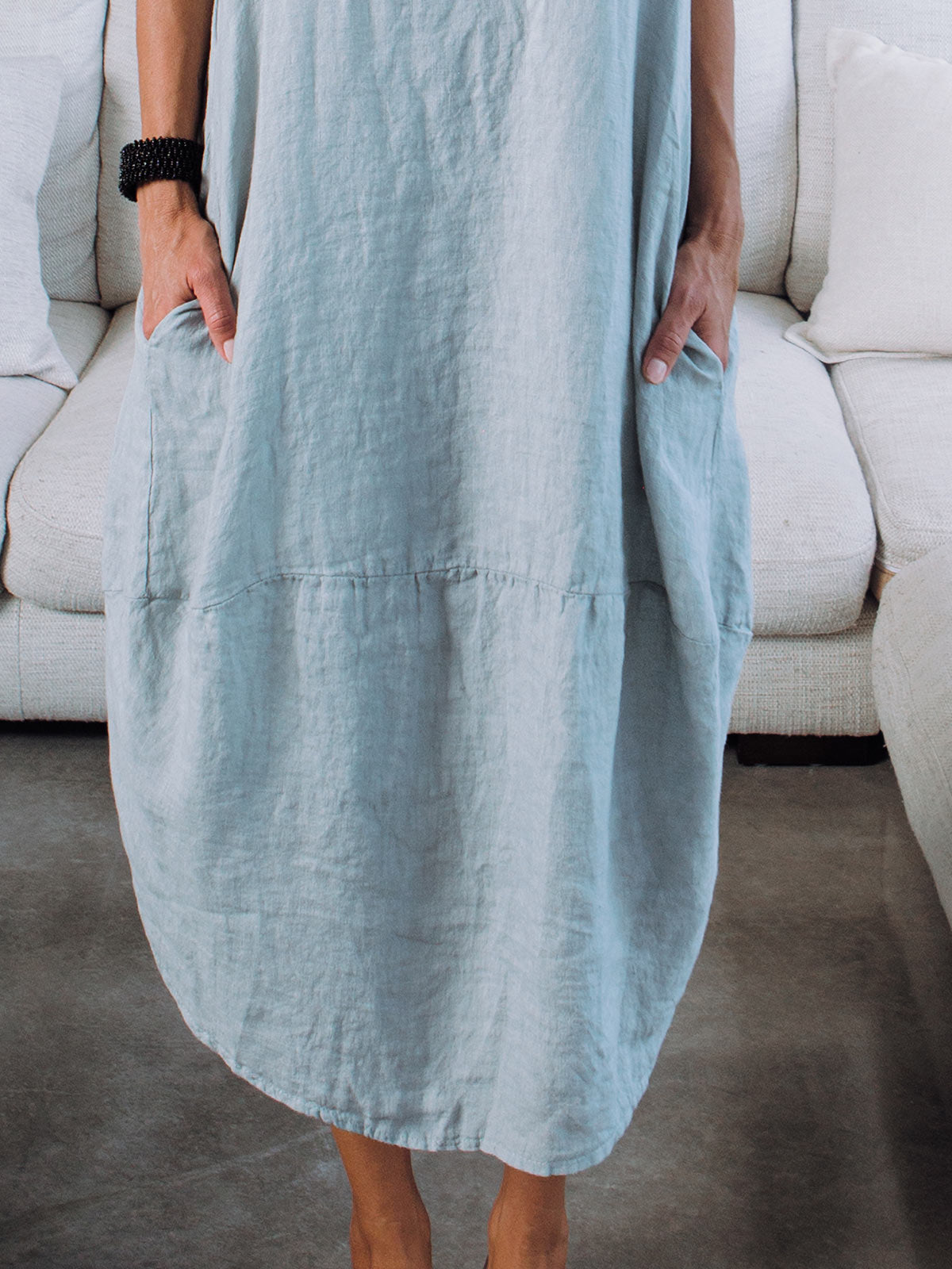 Donald Linen Balloon Dress