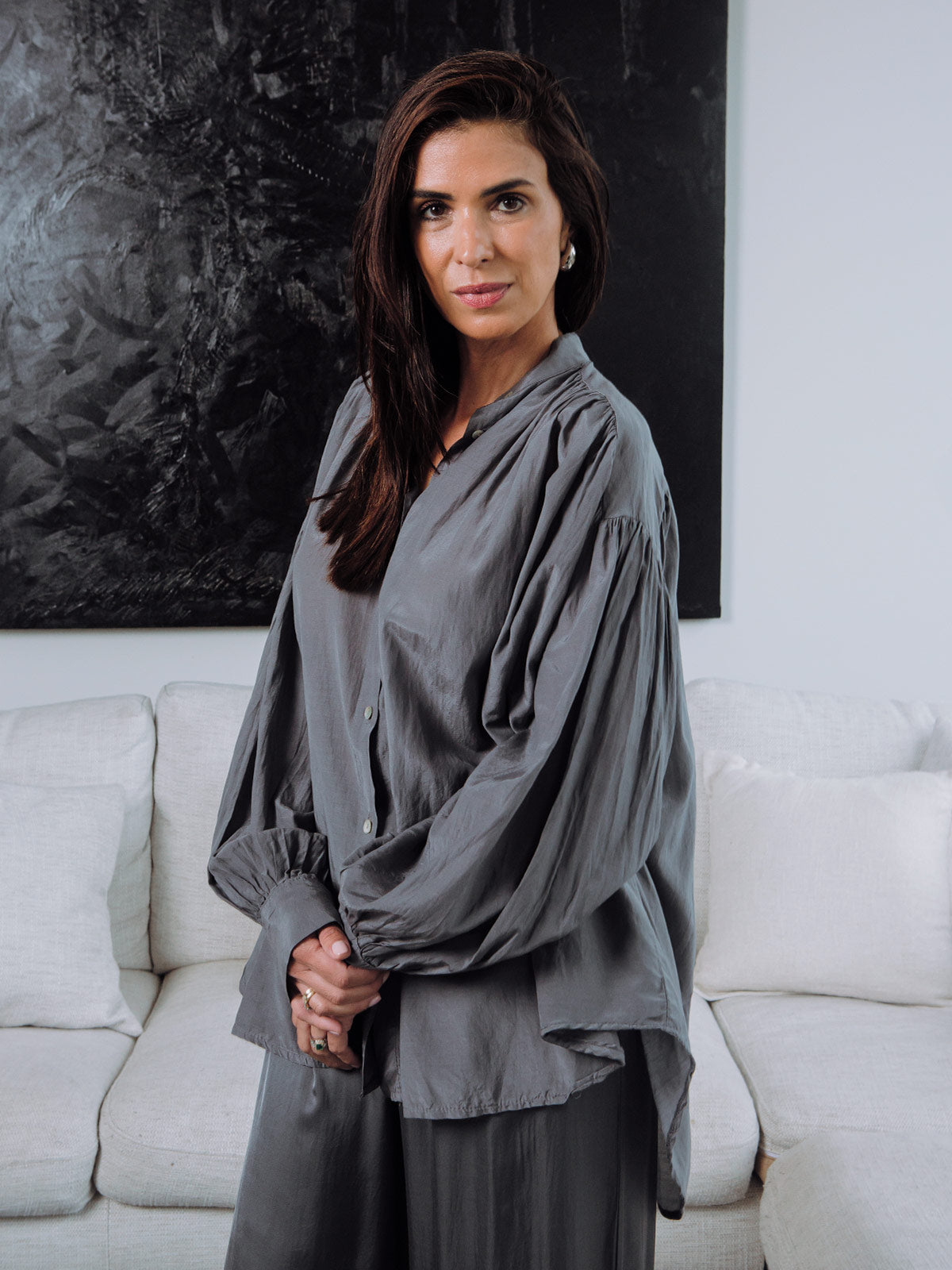 Milano Silk Cotton Blouse