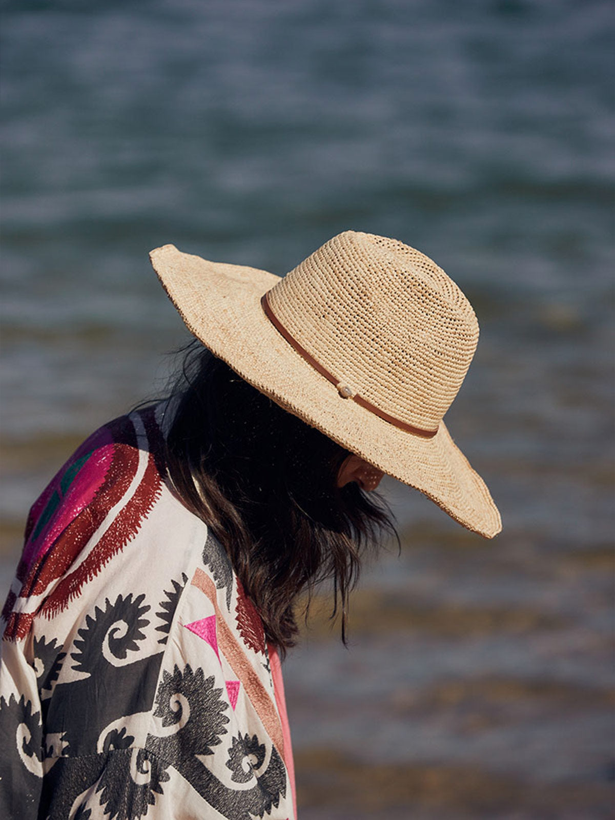 Aziz Hat Leather Braided