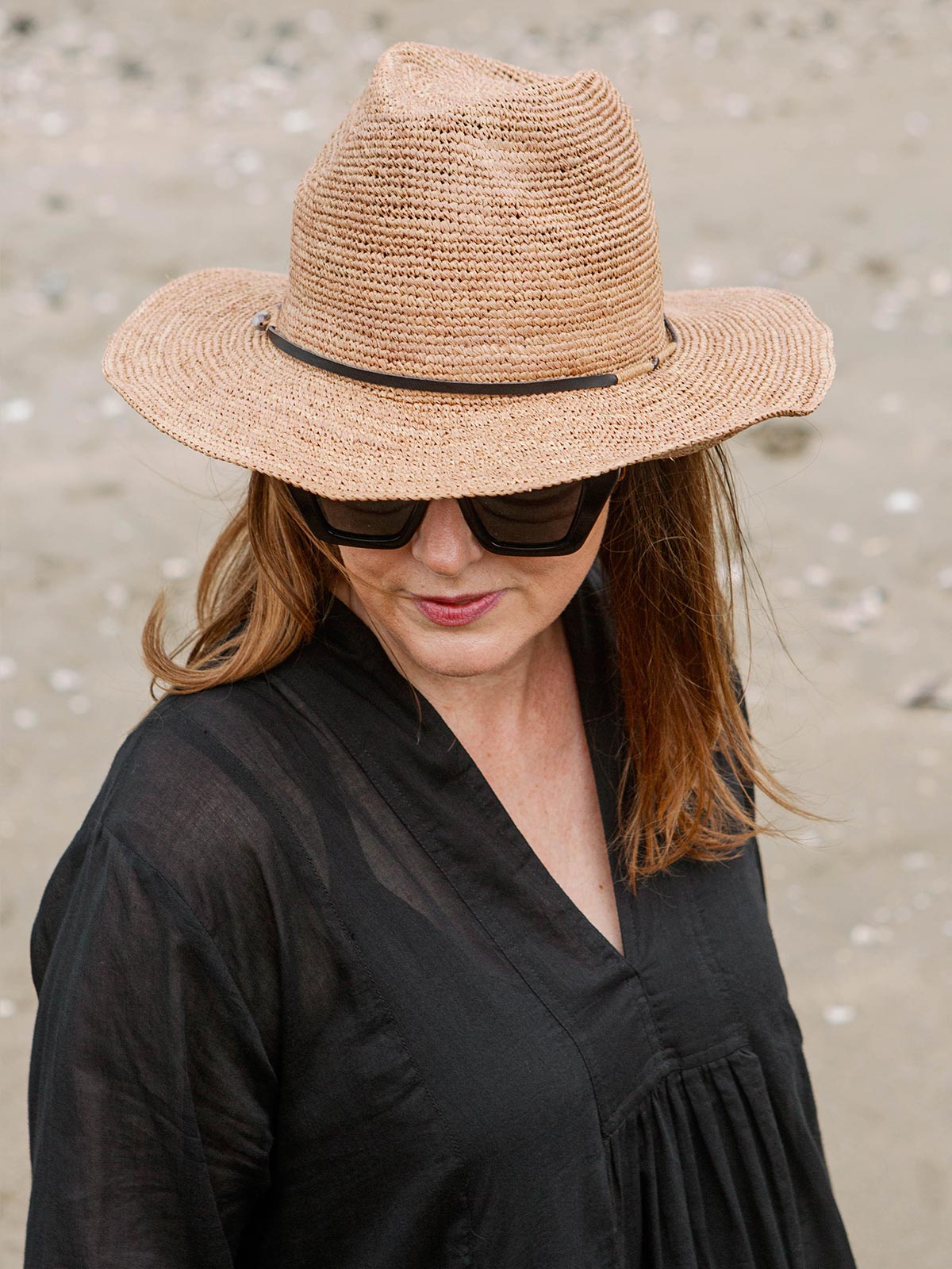 Elya Hat Leather Band